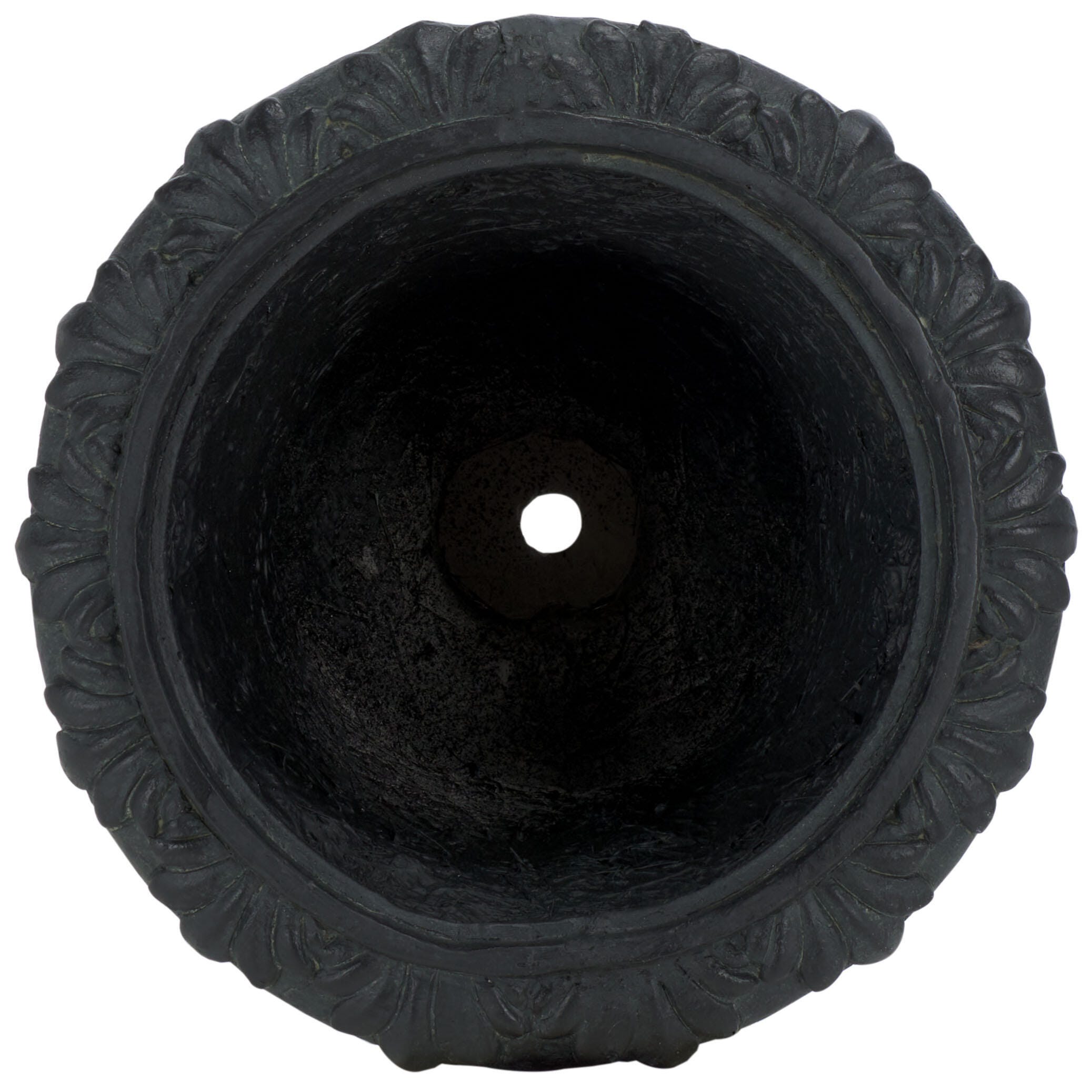 Safavieh Paul Outdoor Planter, Black, large