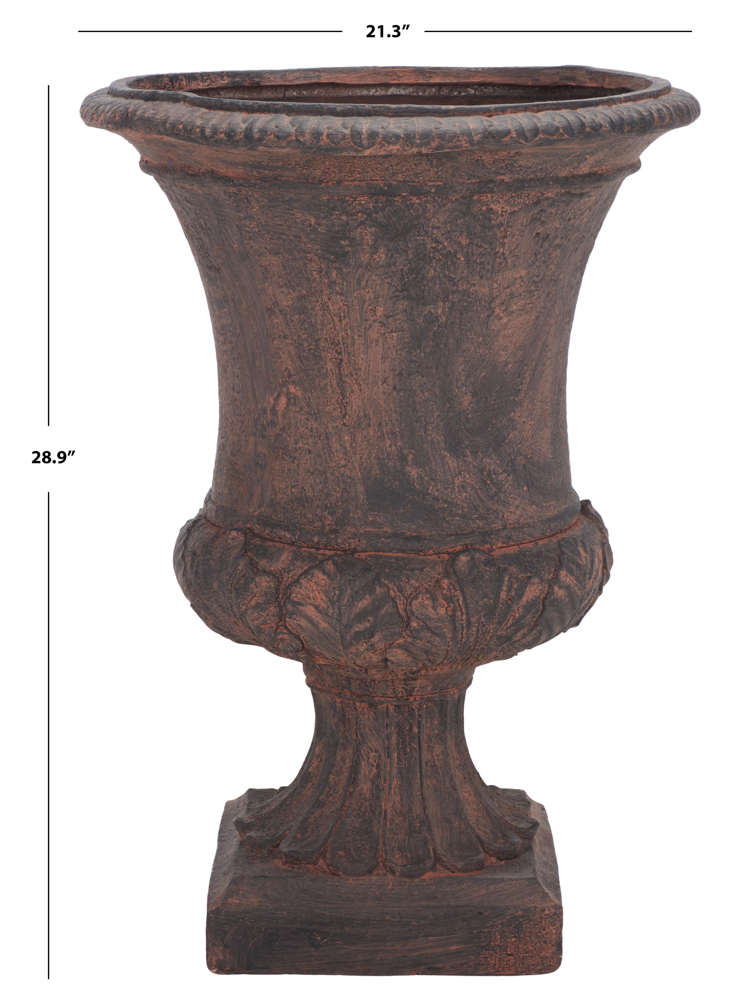 Safavieh Paven Outdoor Planter, Brown, large