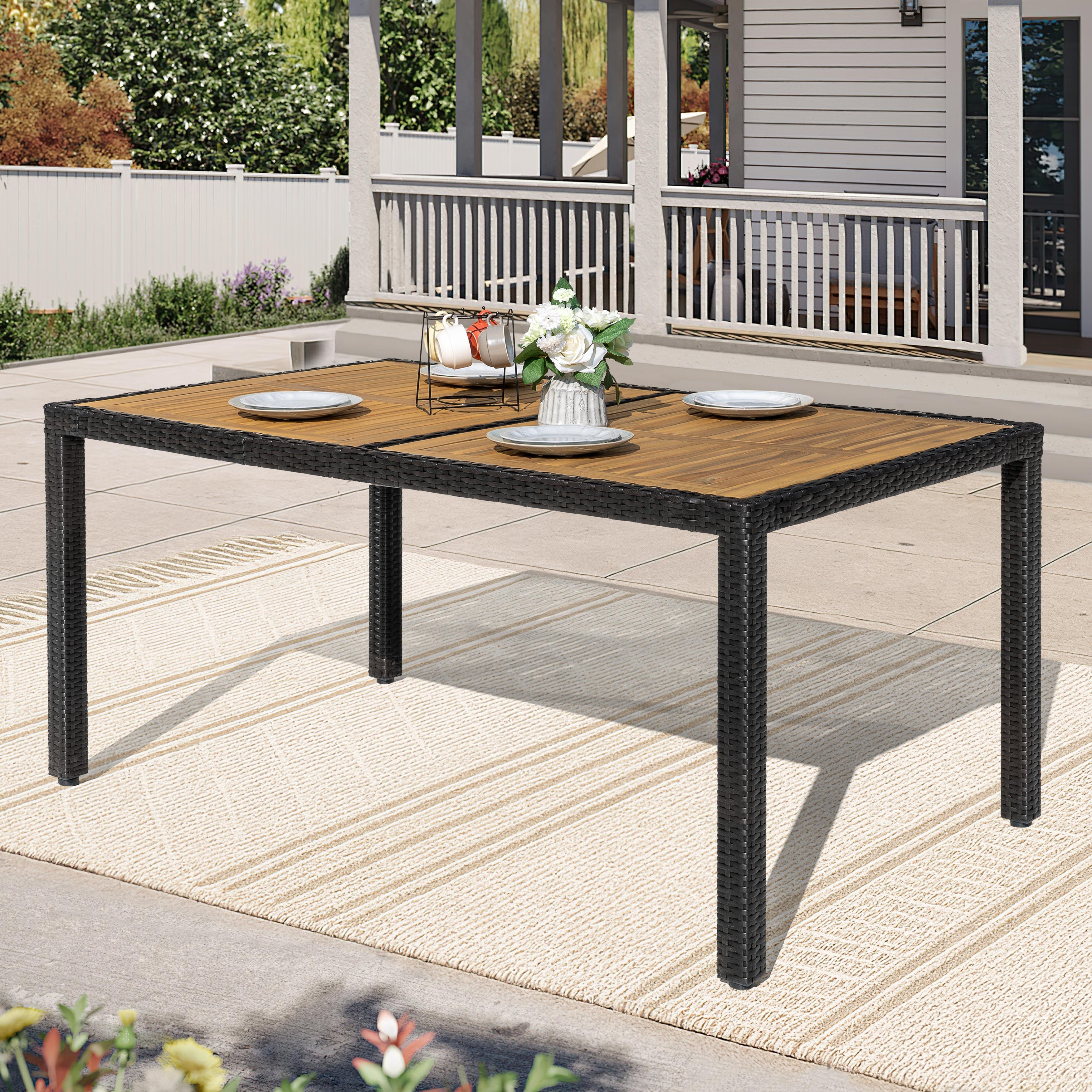 Nuu Garden Outdoor Dining Table, , large