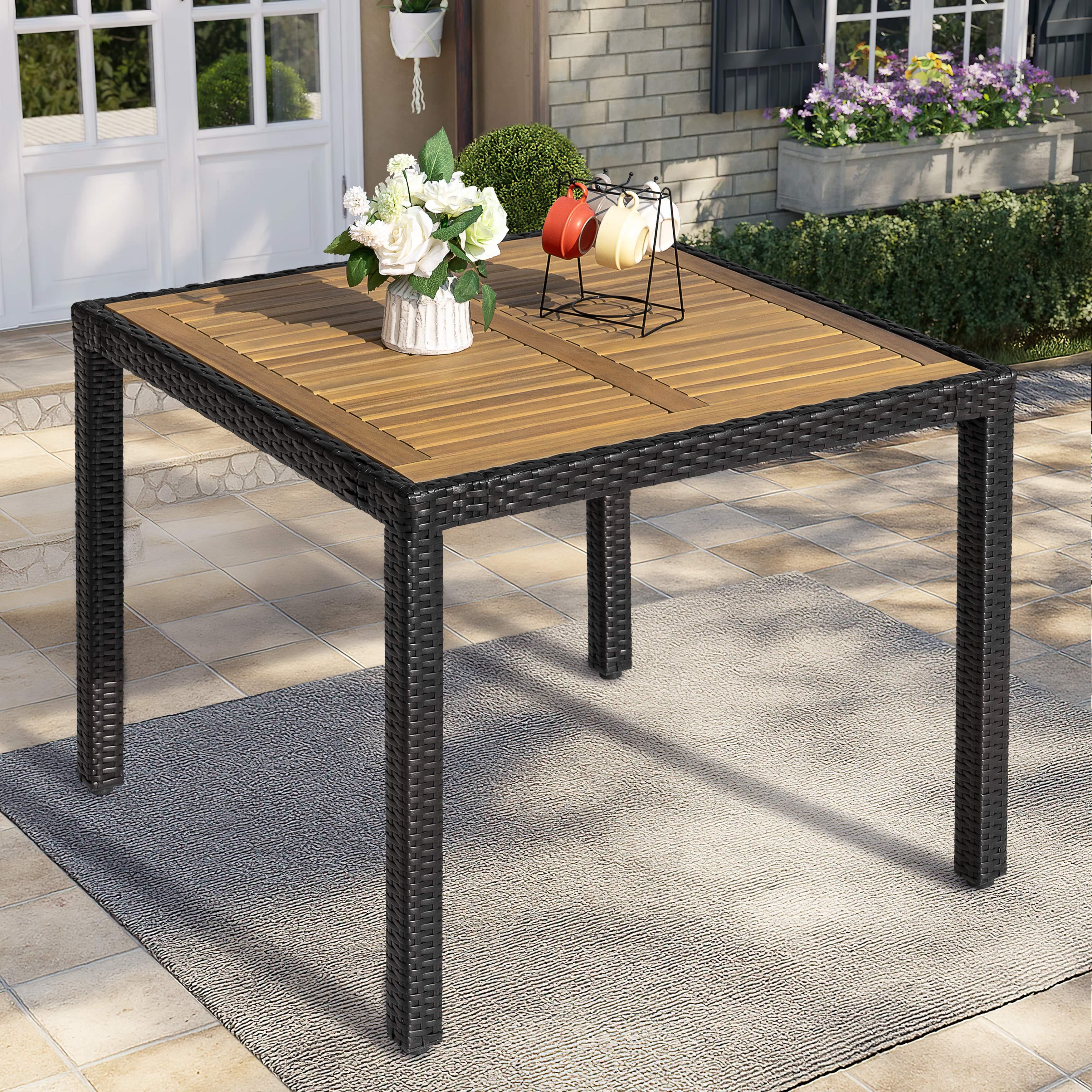 Nuu Garden Outdoor Square Dining Table, , rollover