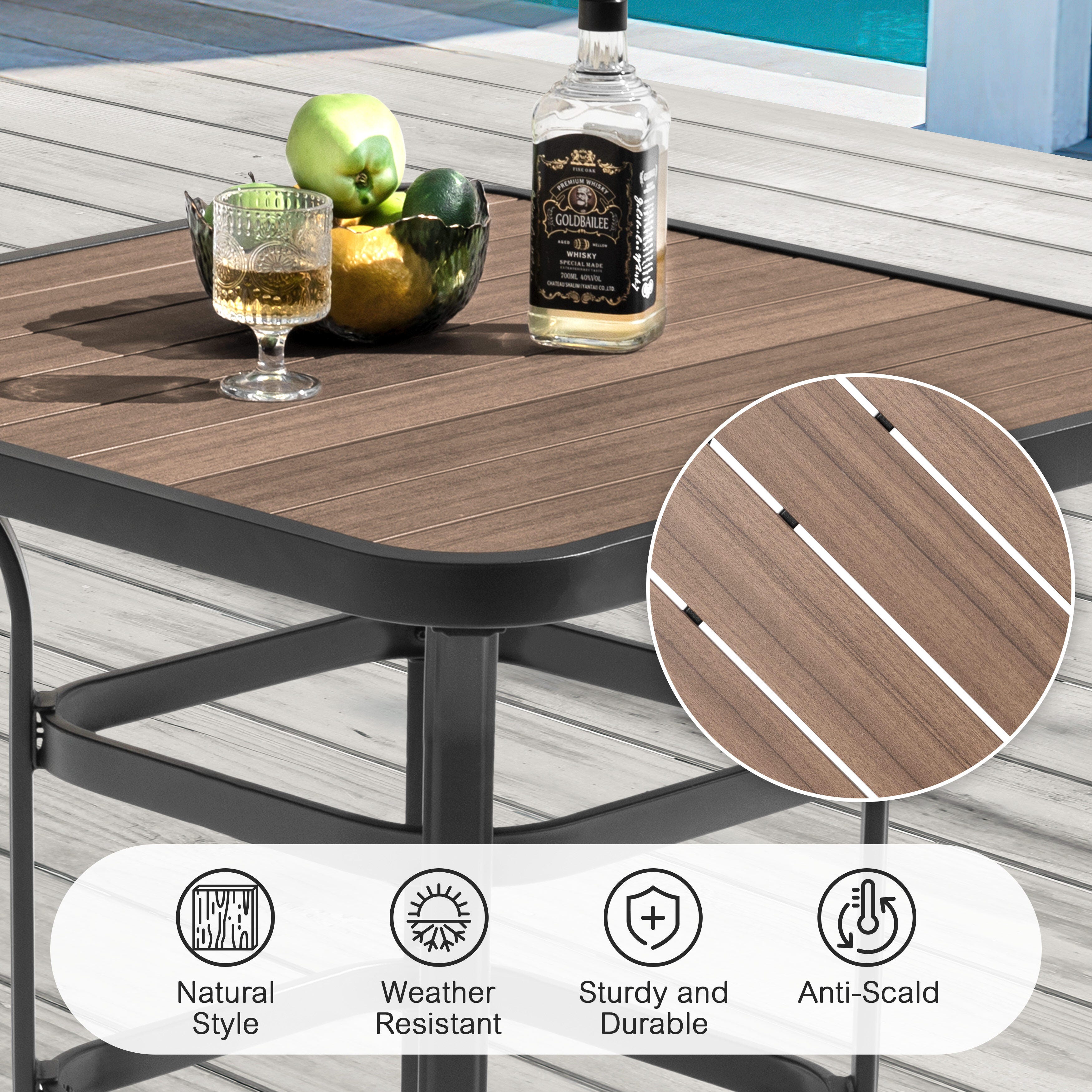 Nuu Garden Outdoor Bar Table, , large
