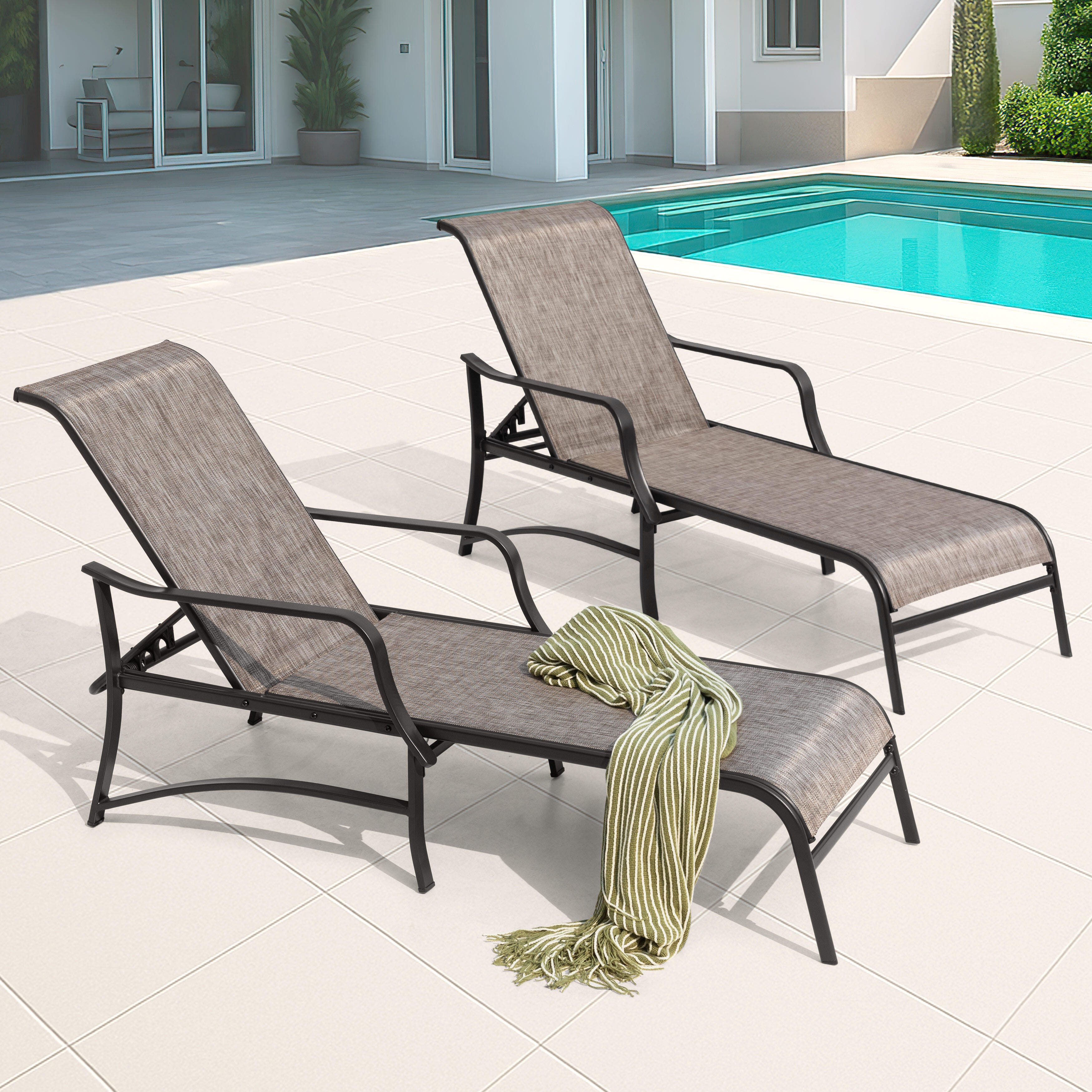Nuu Garden Outdoor Lounge Chair (Set of 2), , rollover