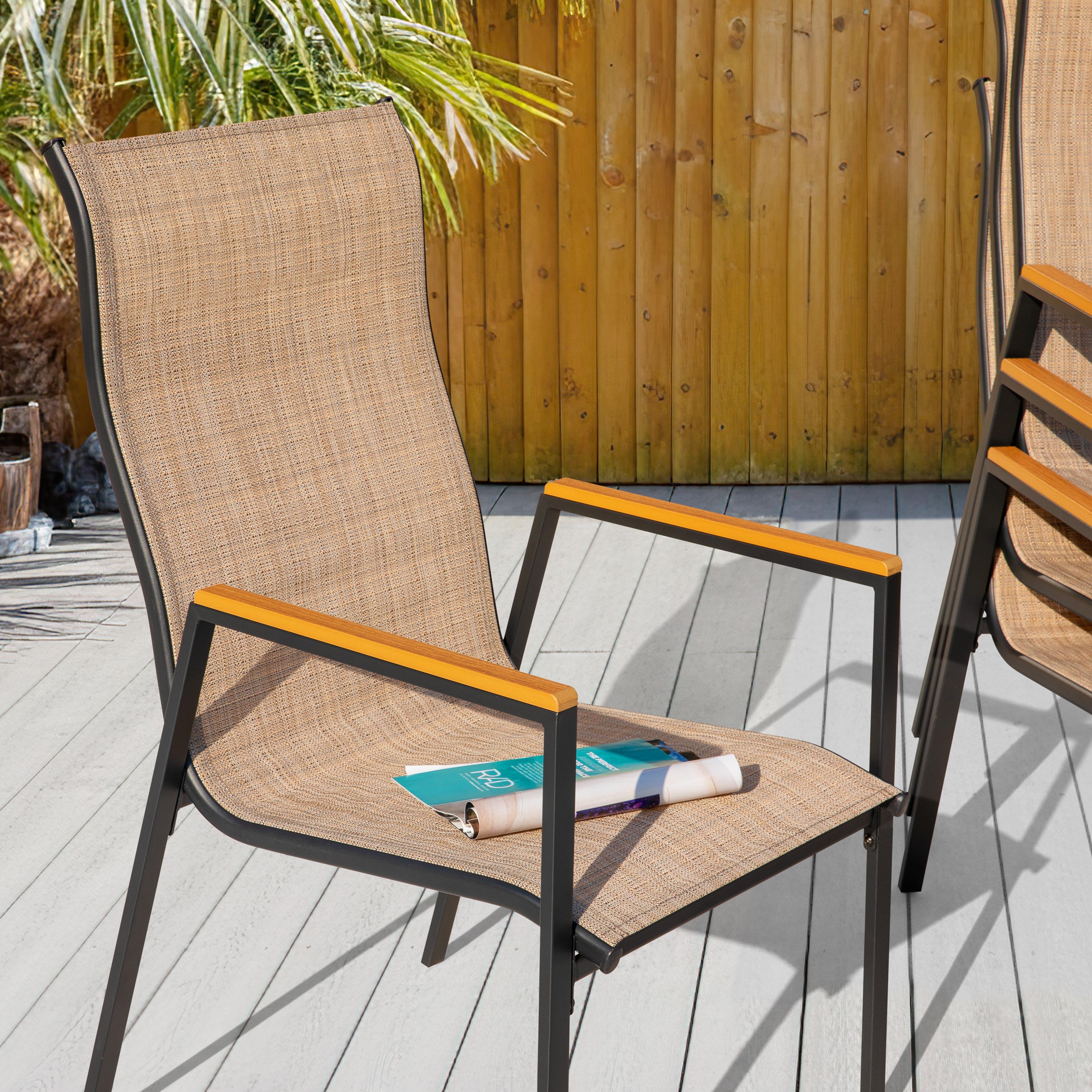 Nuu Garden Outdoor Patio Dining Chair (Set of 4), , large