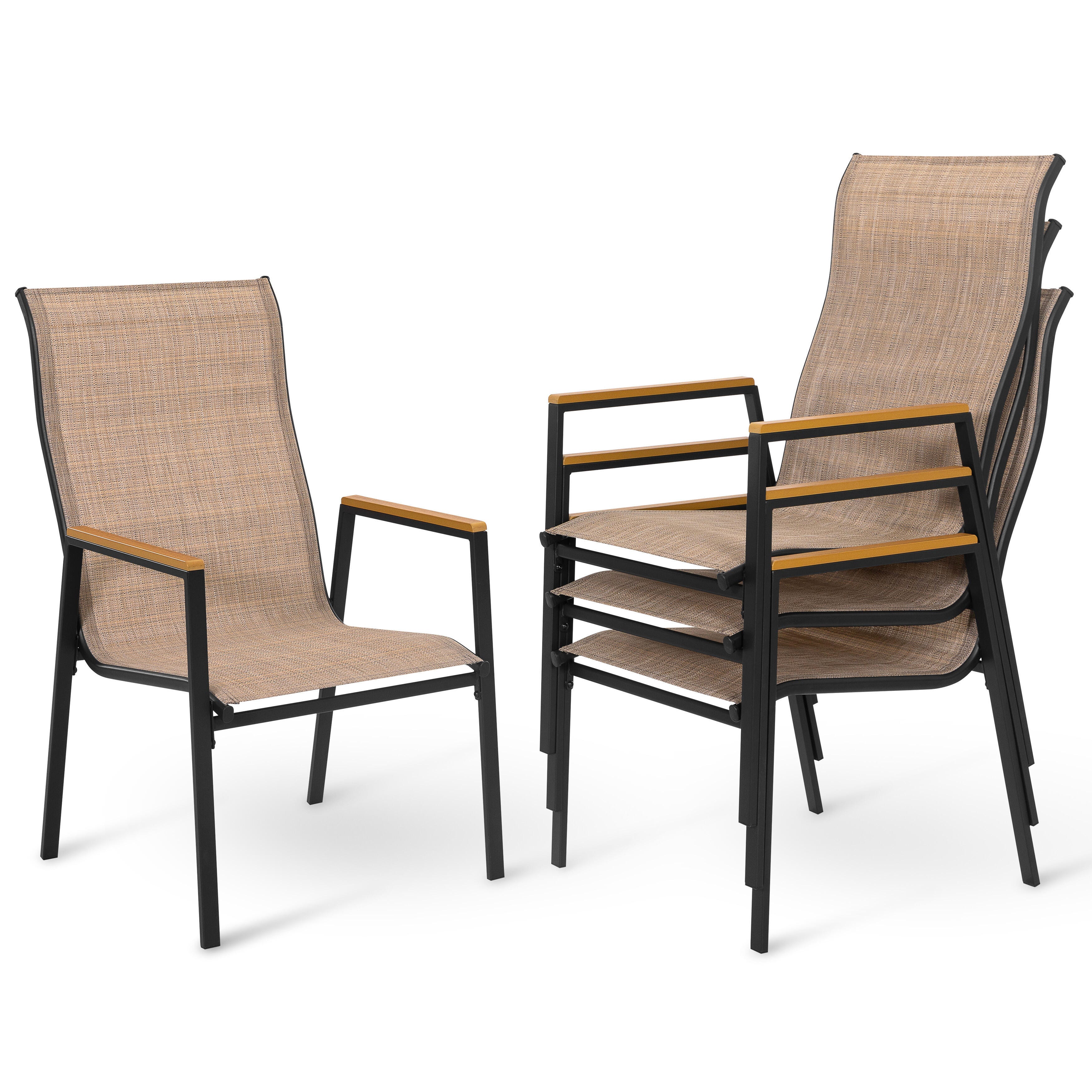 Nuu Garden Outdoor Patio Dining Chair (Set of 4), , large