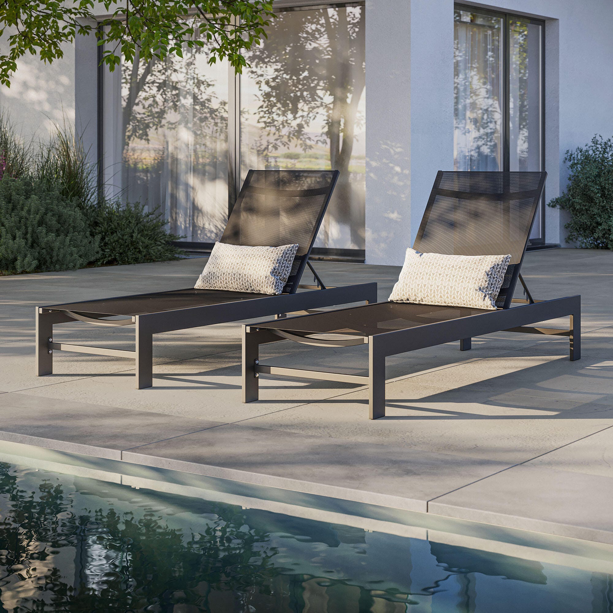 Modway Tahoe Outdoor Lounge Chaise, , rollover