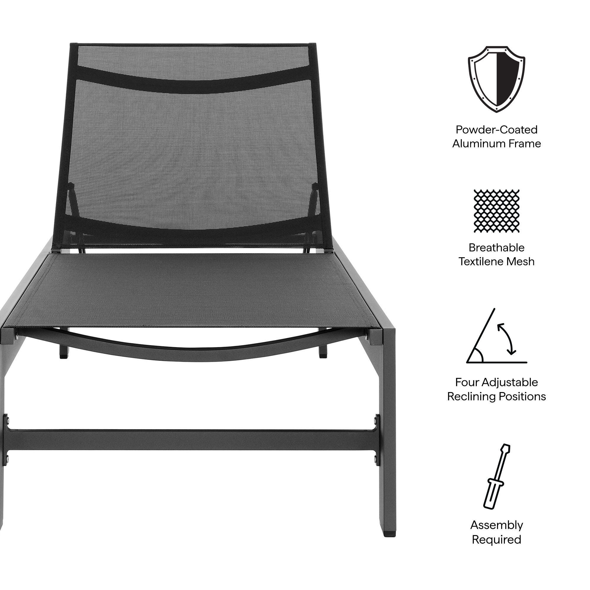 Modway Tahoe Outdoor Lounge Chaise, , large