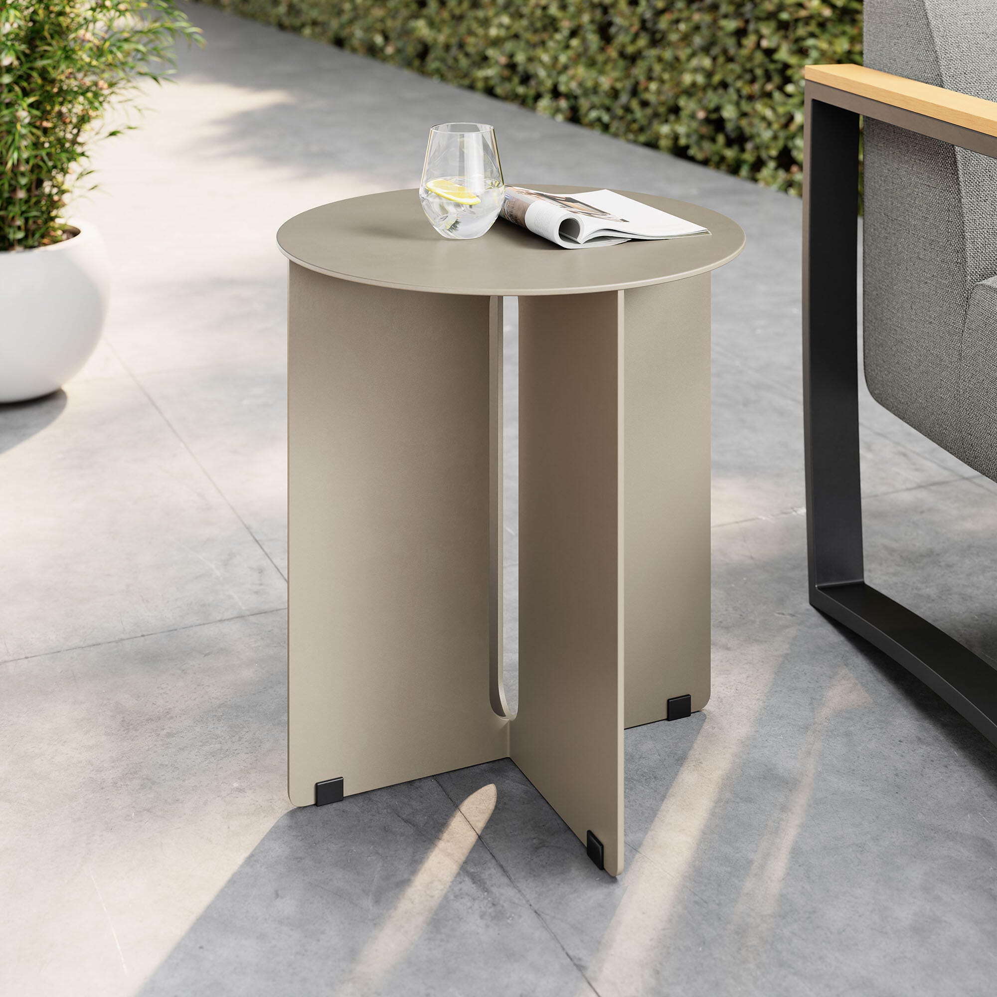 Modway Tecton Outdoor Side Table, , rollover