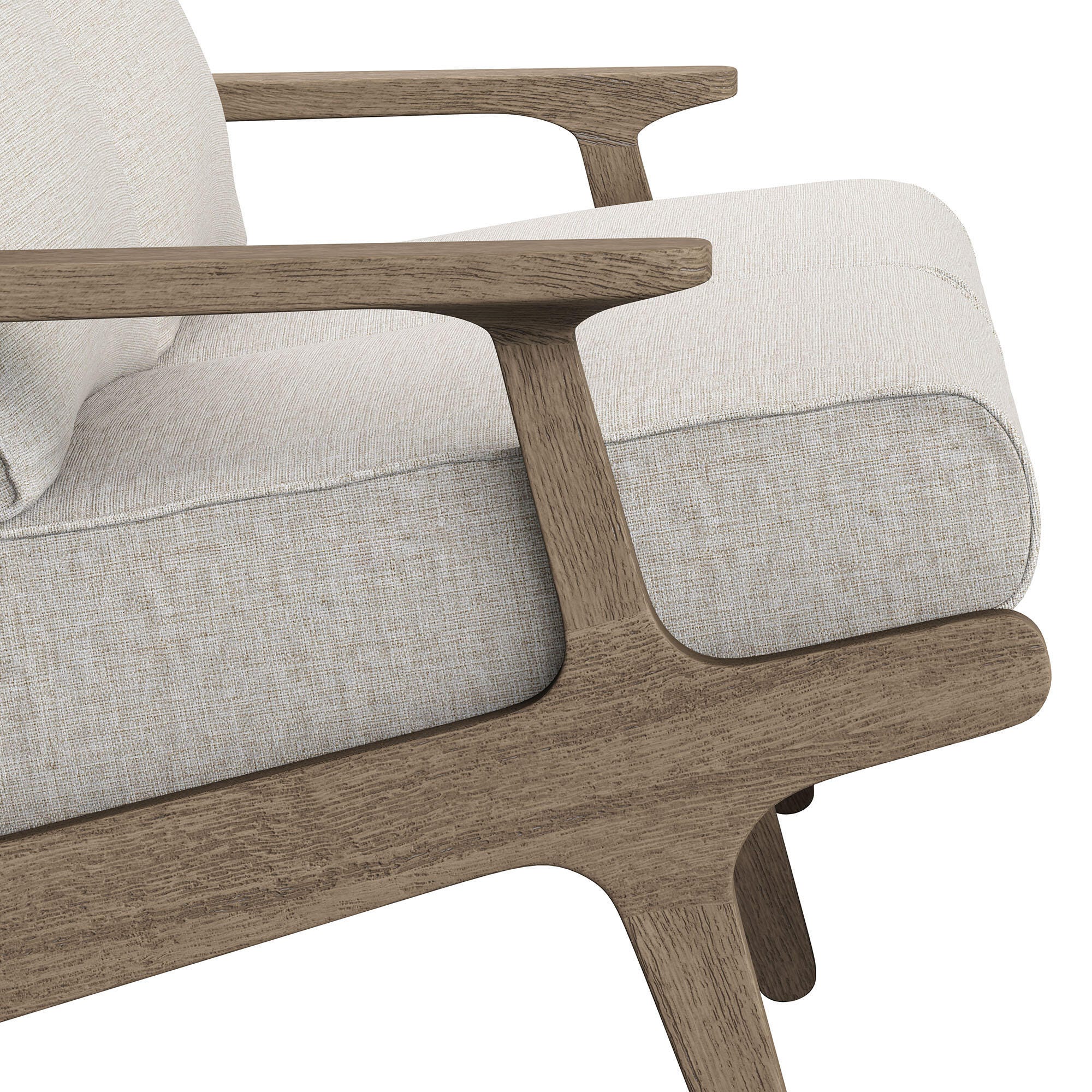 Modway Saratoga Outdoor Loveseat, Pebble, large