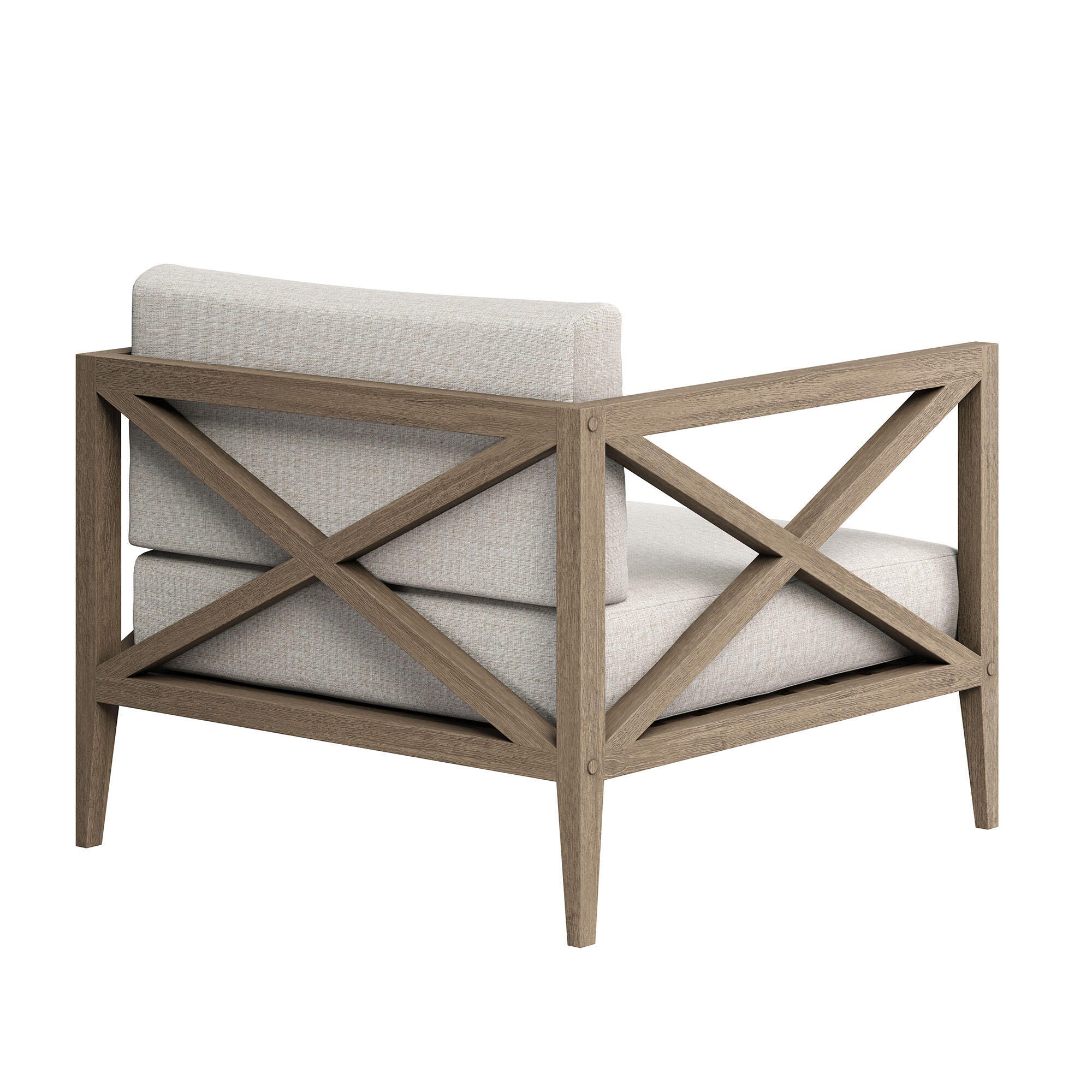 Modway Northlake Outdoor Lounge Chair, Pebble, large