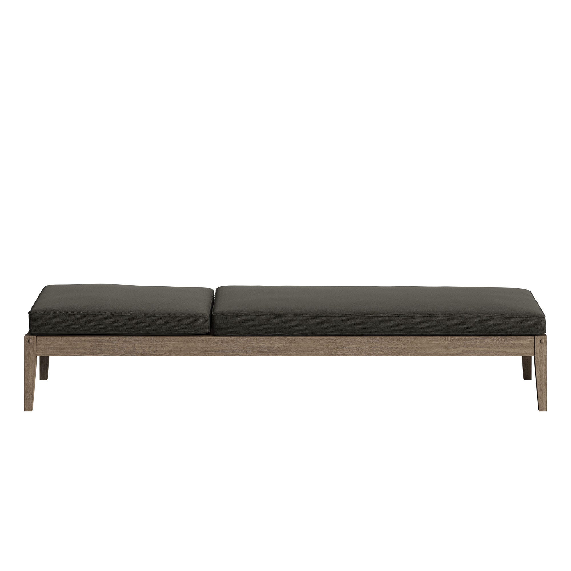 Modway Northlake Outdoor Chaise Lounge, Flint Gray, large