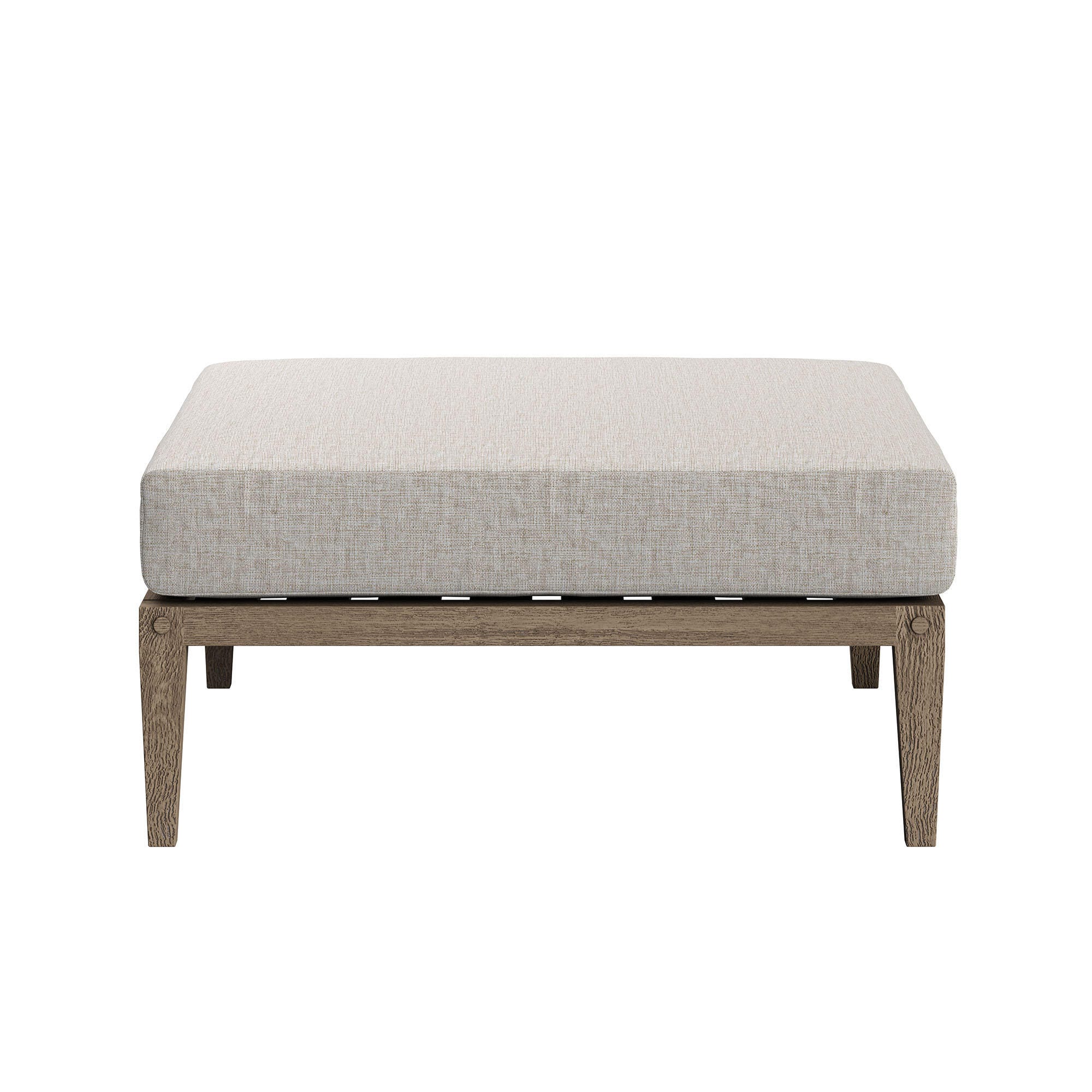 Modway Northlake Outdoor Ottoman, Pebble, large