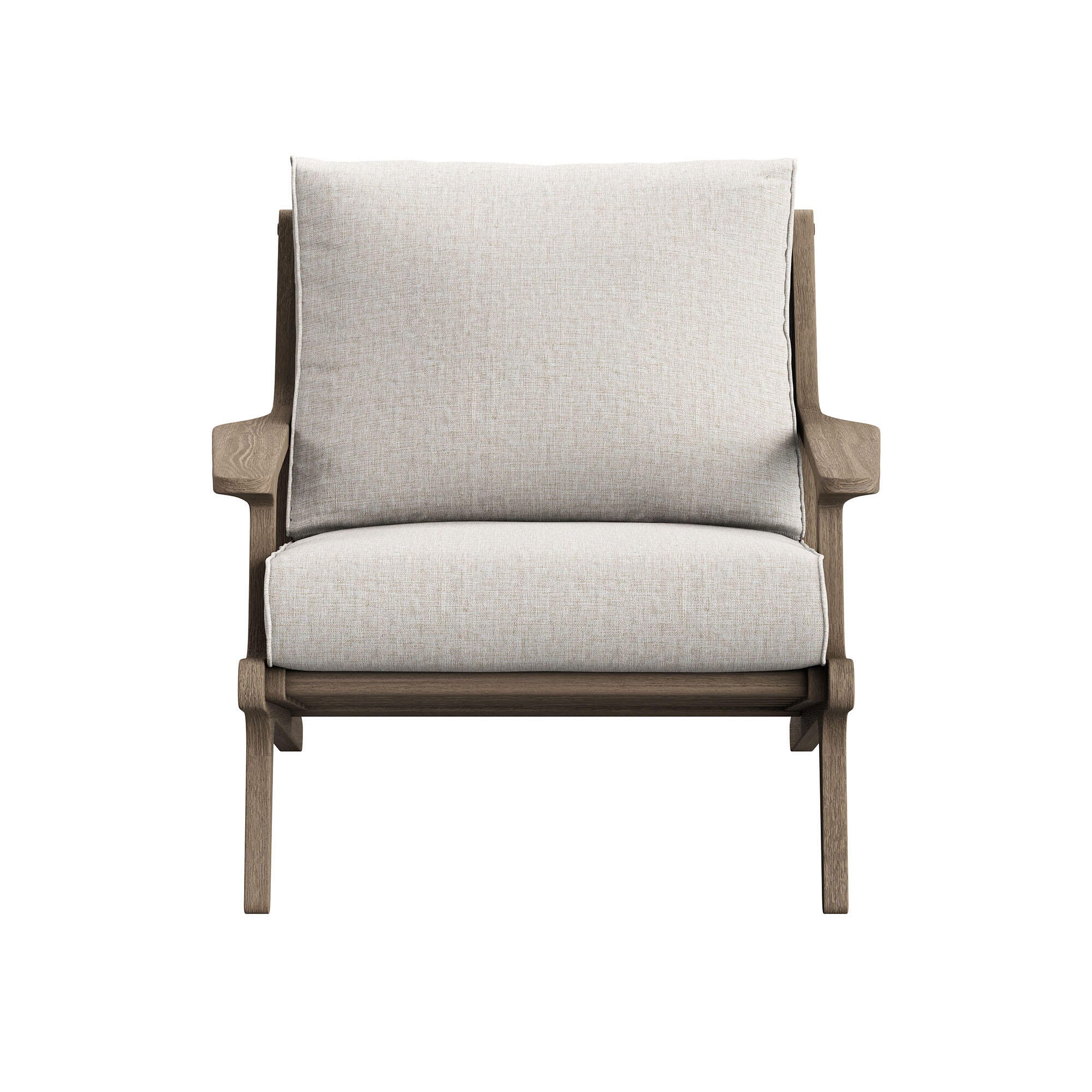 Modway Saratoga Outdoor Lounge Chair, Pebble, large