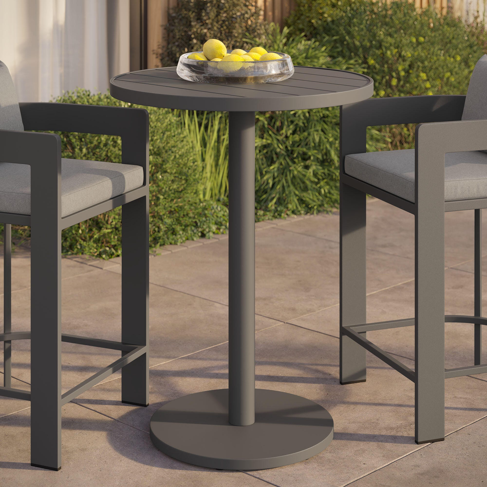 Modway Tahoe Outdoor Round Bar Table, , rollover
