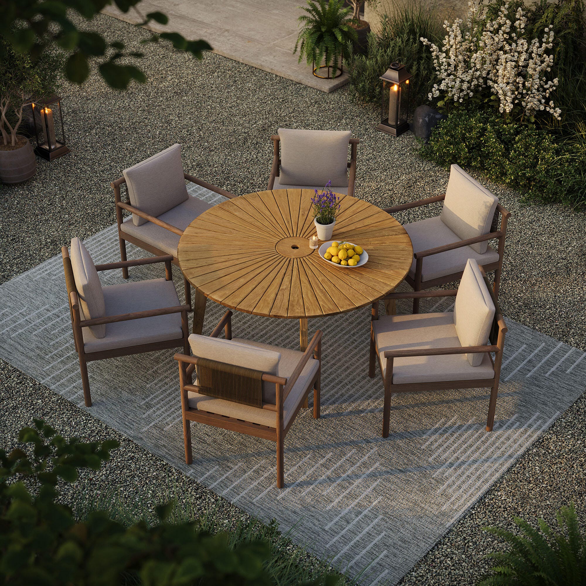 Modway Cielo Outdoor Dining Table, , large