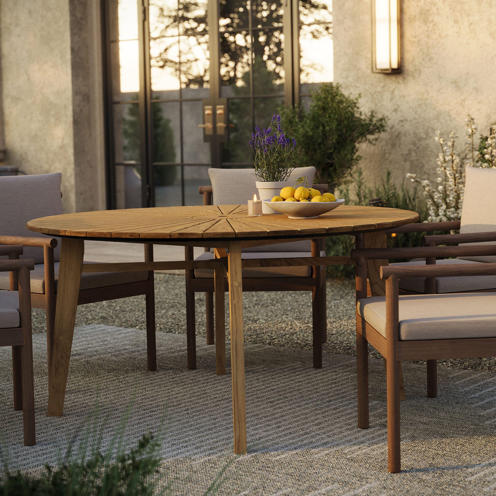 Modway Cielo Outdoor Dining Table, , large