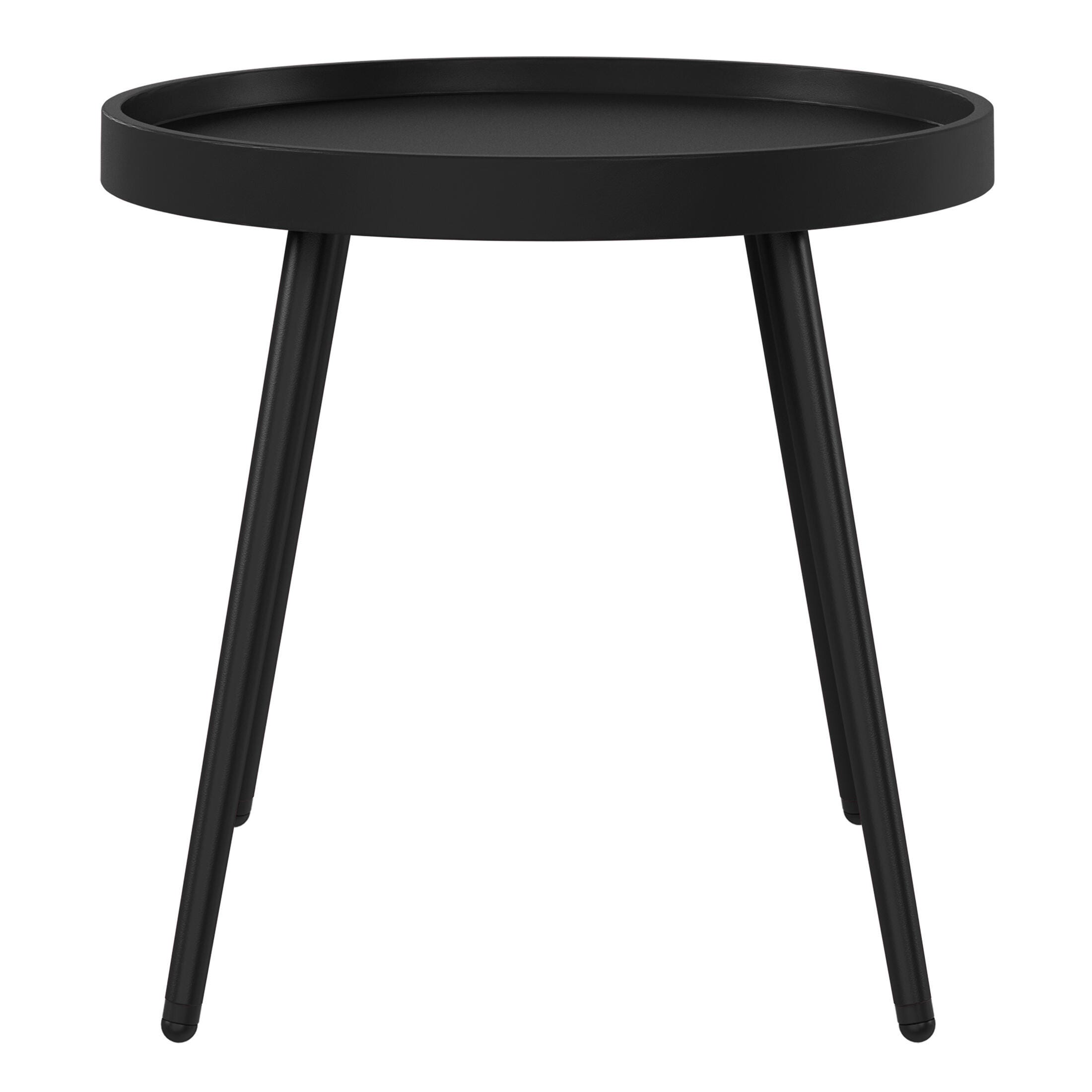 Westin Furniture Celestine Outdoor Side Table and 2 Chairs, Black, large