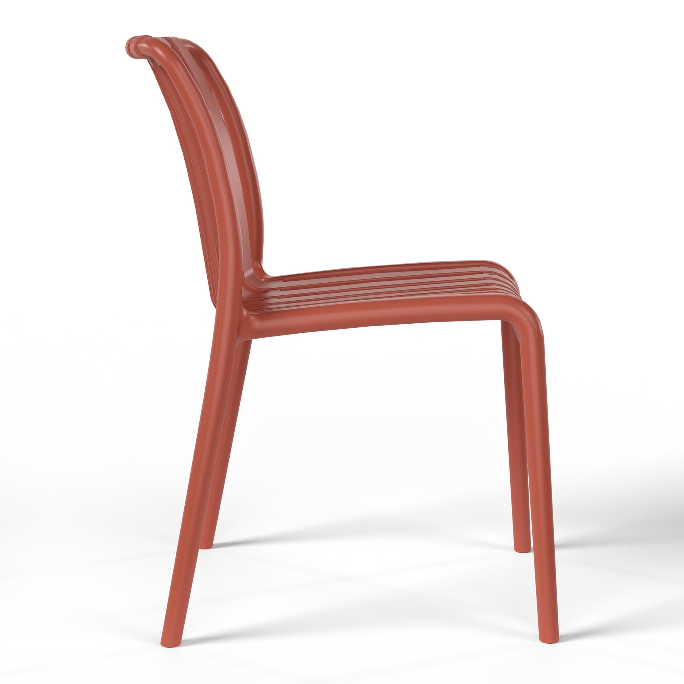Westin Furniture Celestine Outdoor Side Table and 2 Chairs, Red, large