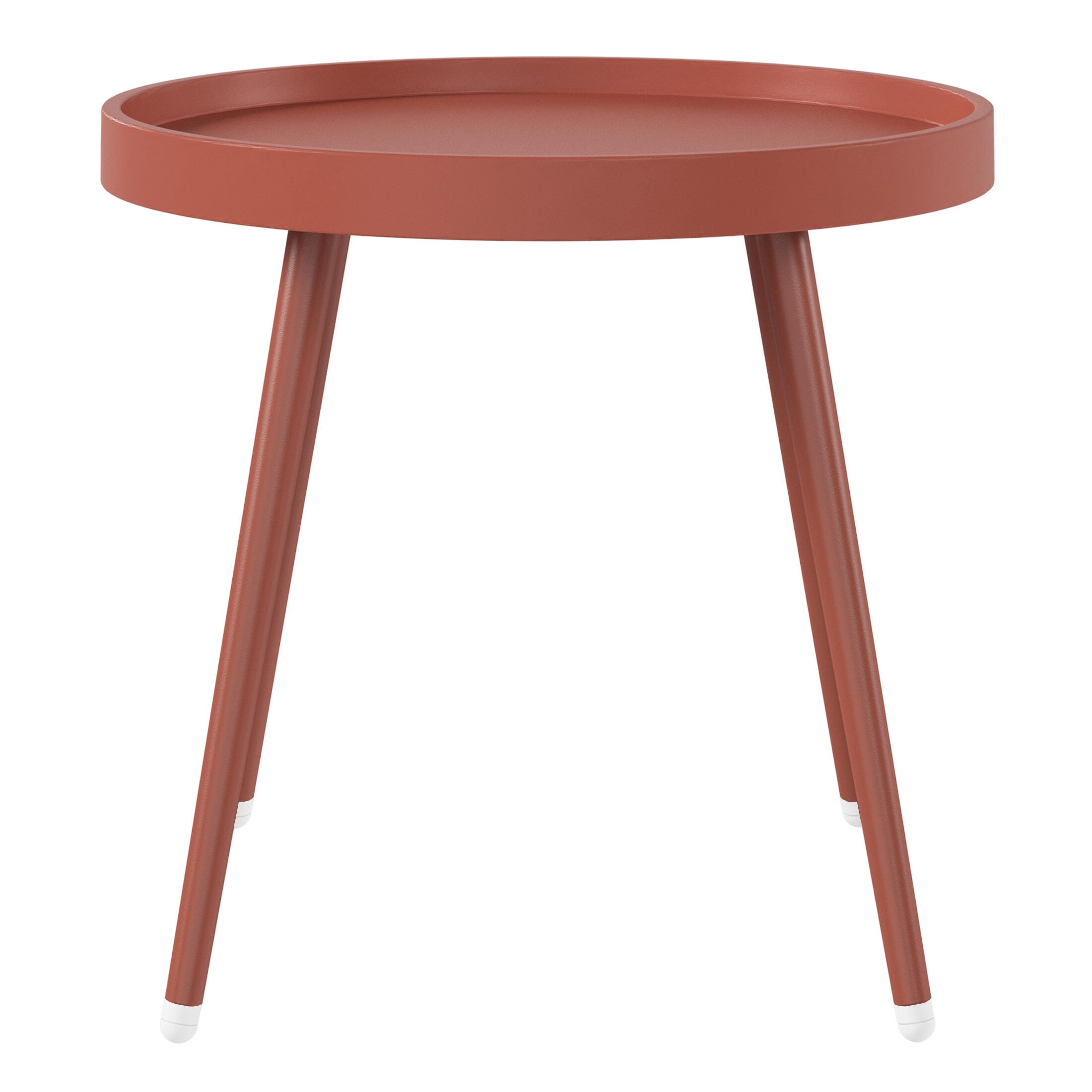 Westin Furniture Celestine Outdoor Side Table and 2 Chairs, Red, large