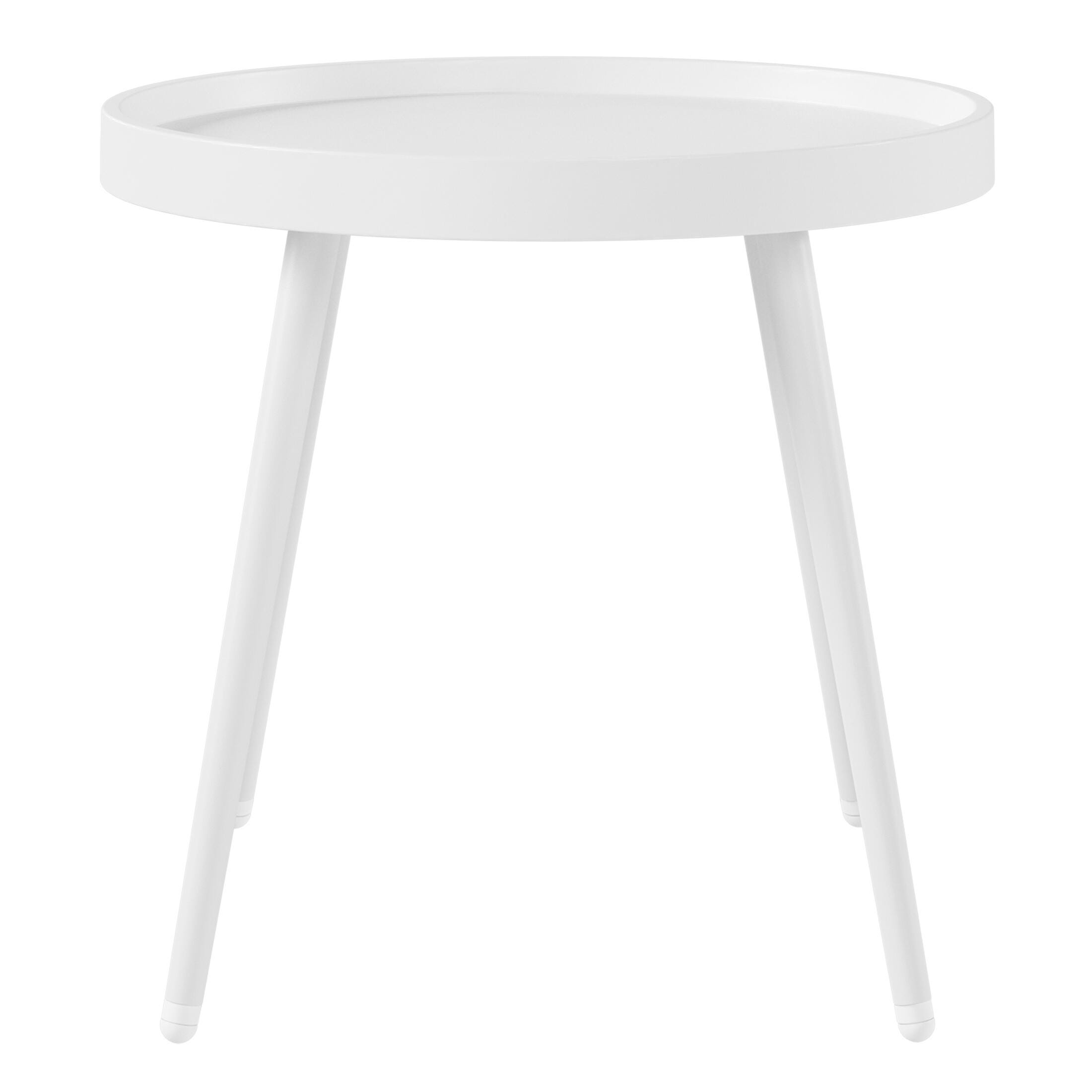Westin Furniture Celestine Outdoor Side Table and 2 Chairs, White, large