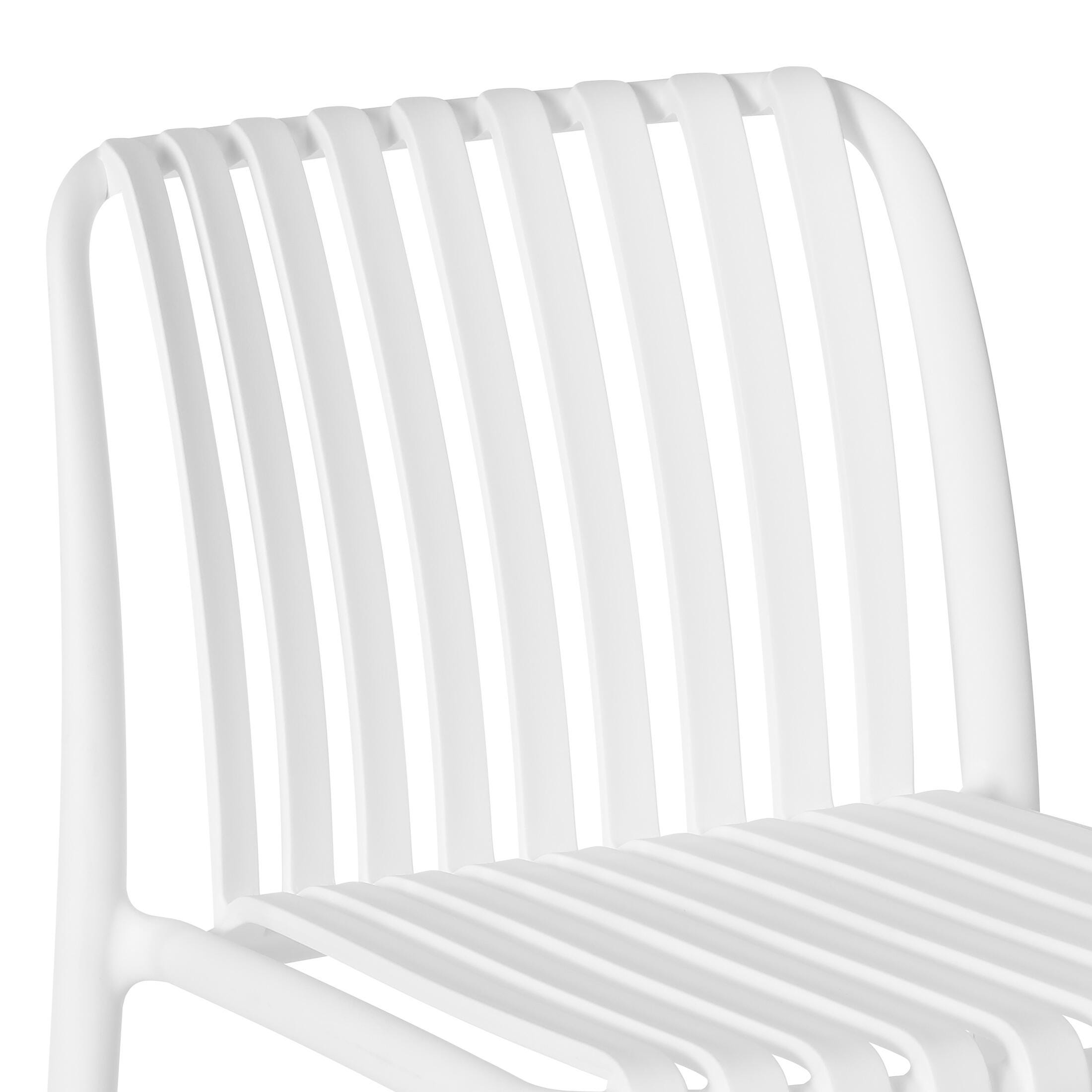 Westin Furniture Soleil Outdoor Bar Stool (Set of 2), White, large