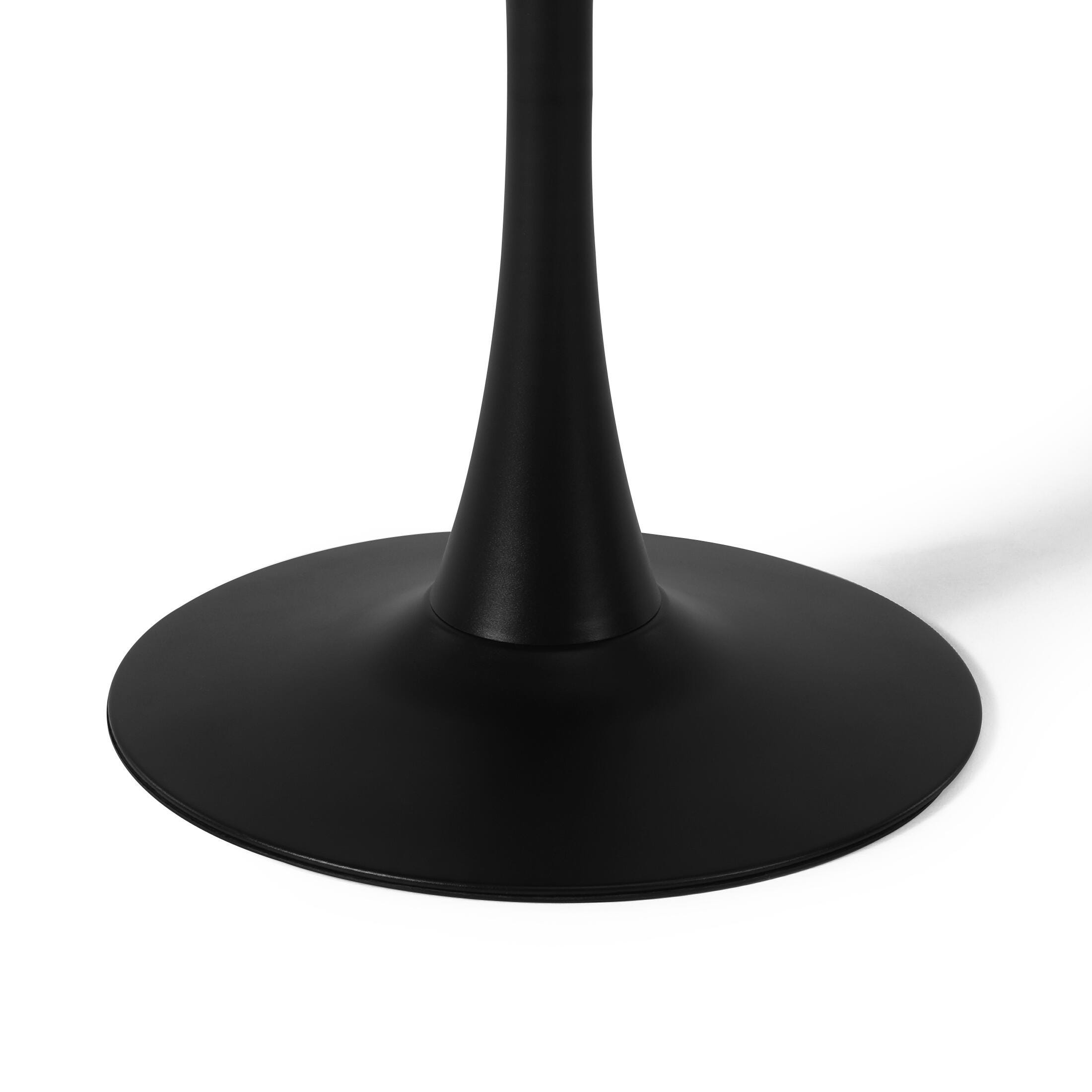 Westin Furniture Isla Outdoor Dining Table, Black, large
