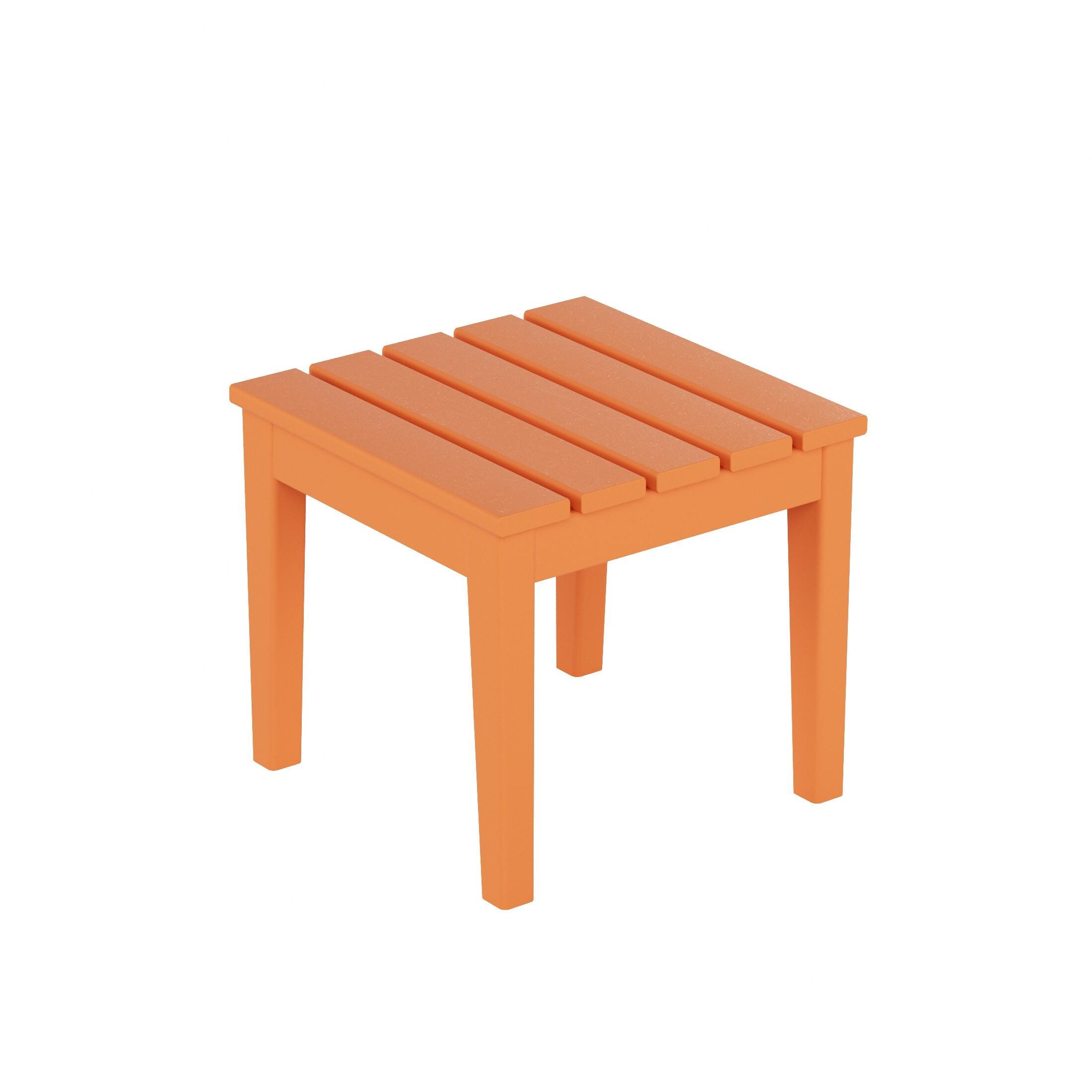 Westin Furniture Shoreside Outdoor Side Table, Orange, large