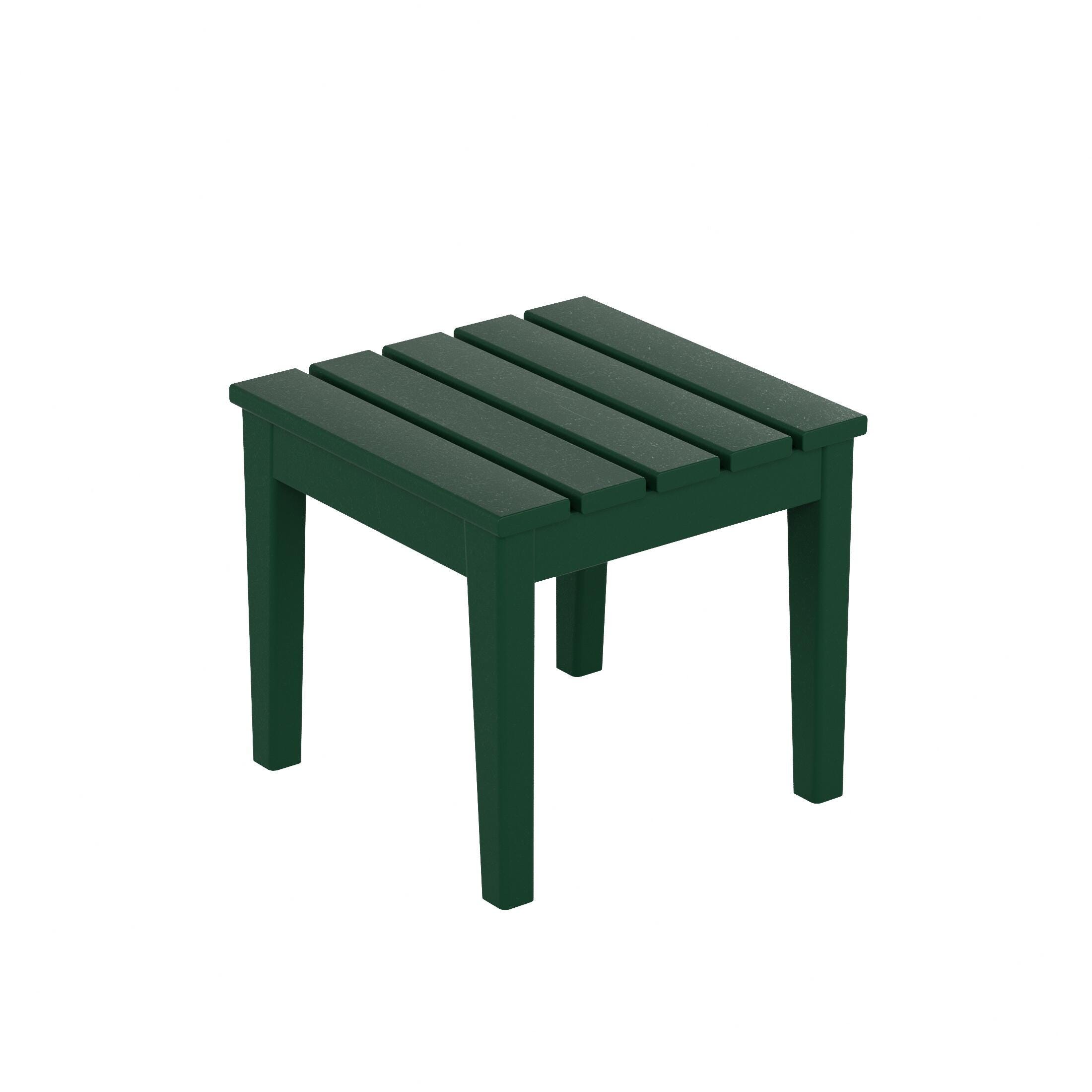 Westin Furniture Shoreside Outdoor Side Table, Dark Green, large