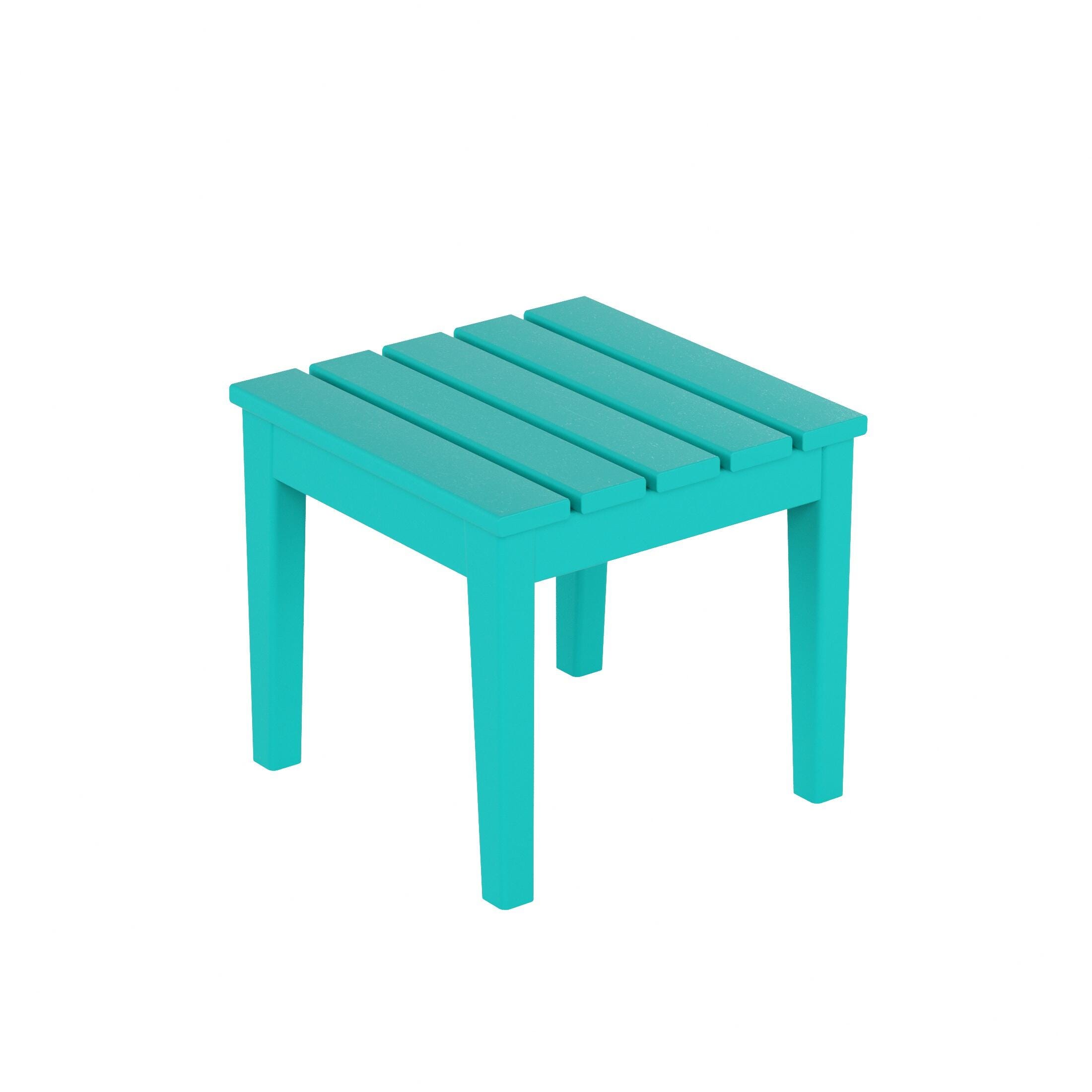 Westin Furniture Shoreside Outdoor Side Table, Turquoise, large