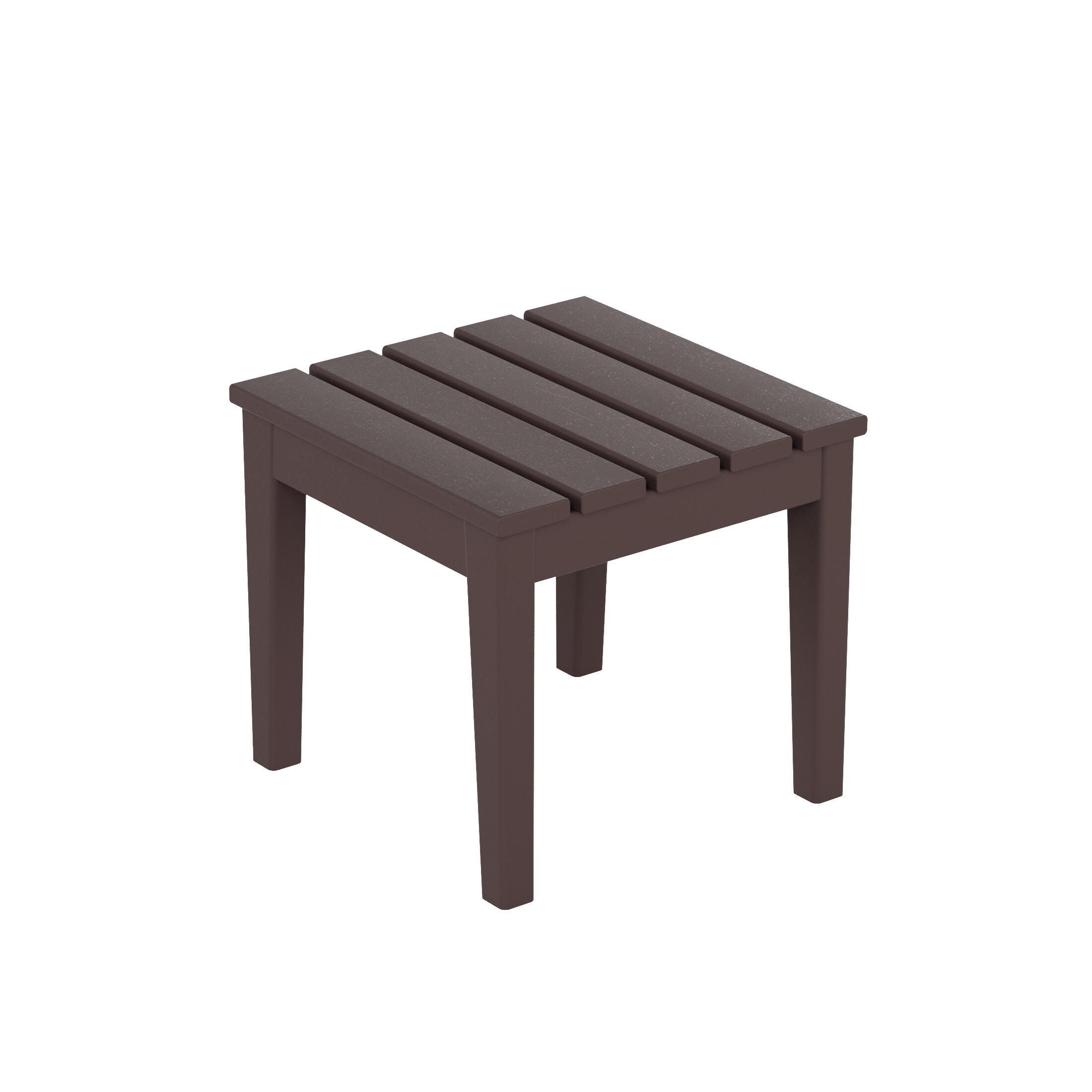 Westin Furniture Shoreside Outdoor Side Table, Dark Brown, large