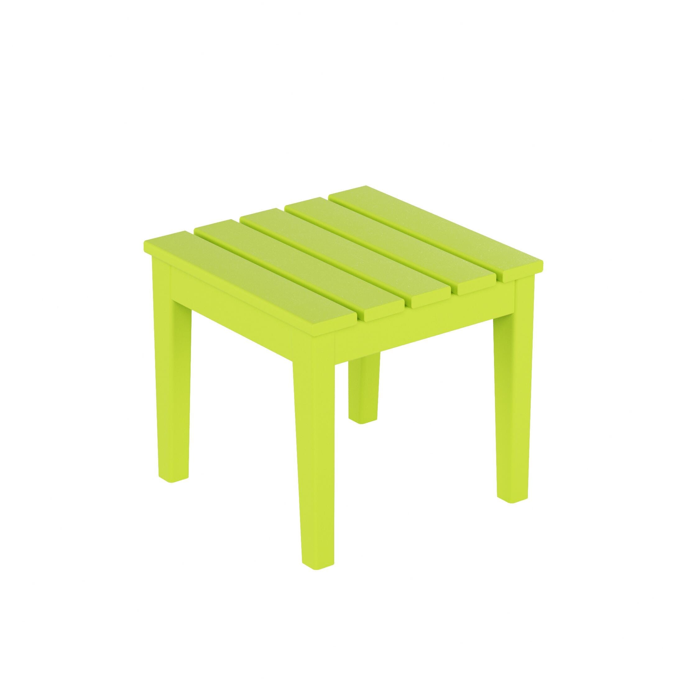 Westin Furniture Shoreside Outdoor Side Table, Lime, large