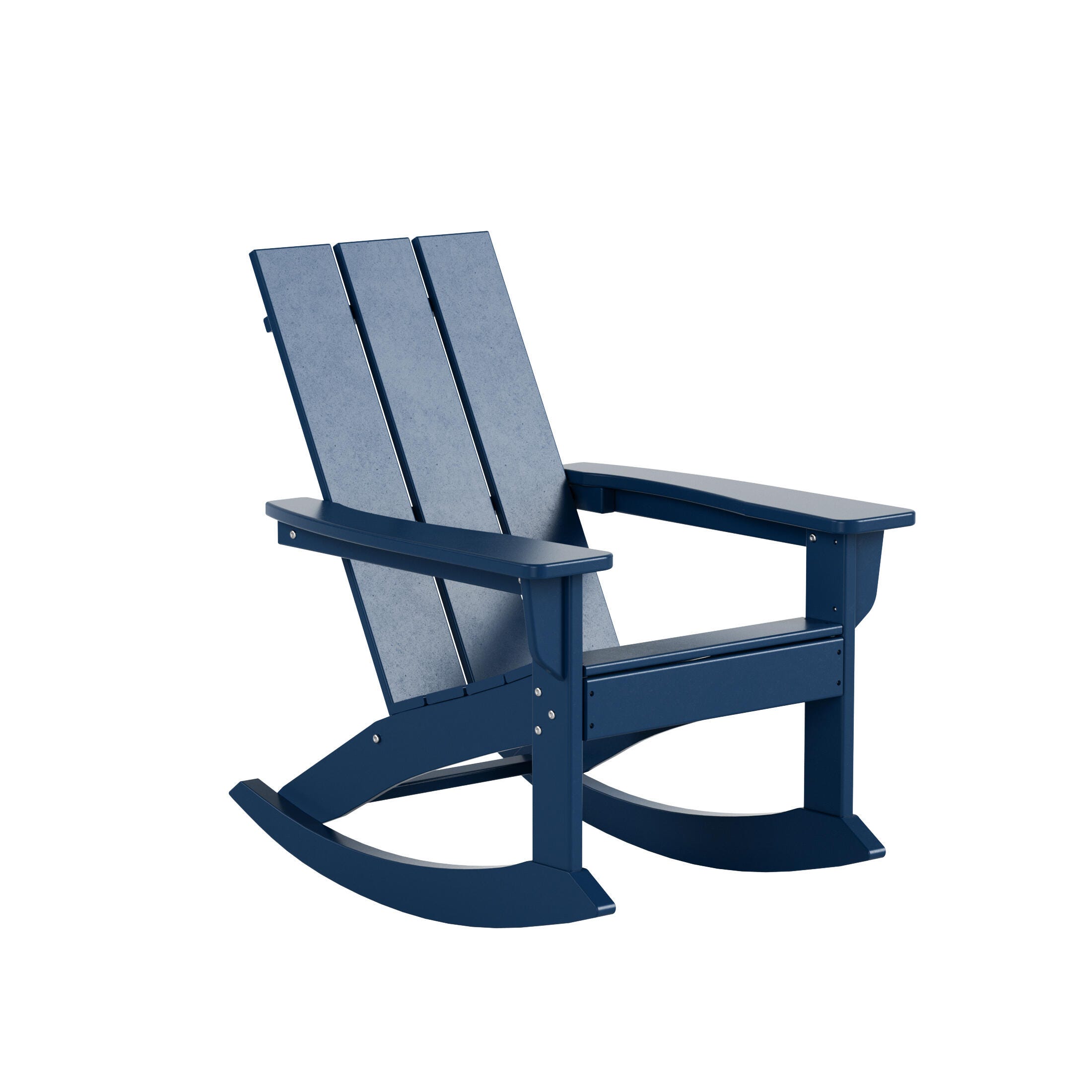 Westin Furniture Shoreside Outdoor Adirondack Chair, Navy Blue, large