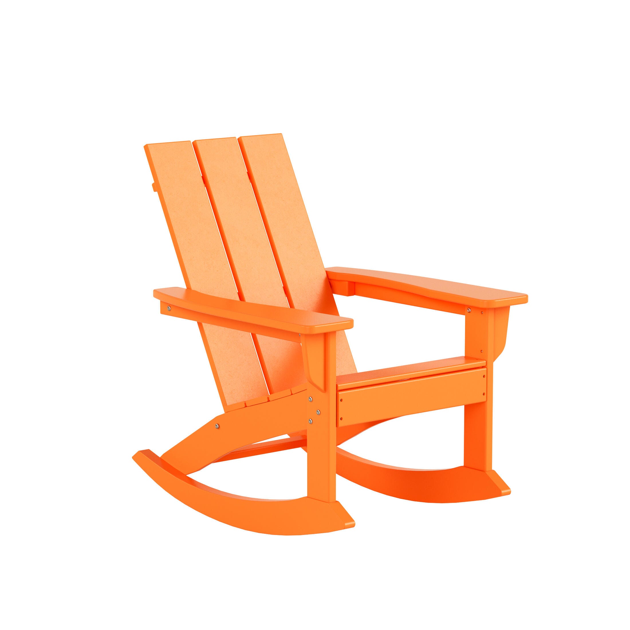 Westin Furniture Shoreside Outdoor Adirondack Chair, Orange, large