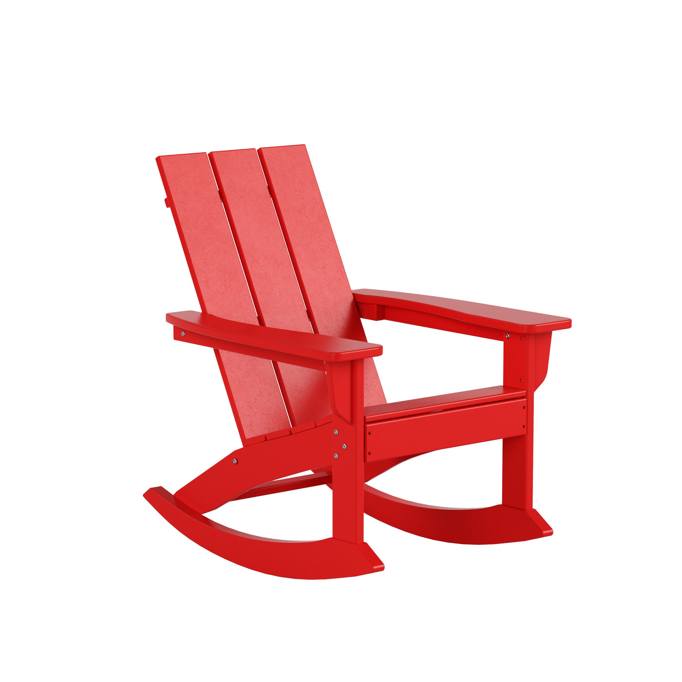 Westin Furniture Shoreside Outdoor Adirondack Chair, Red, large