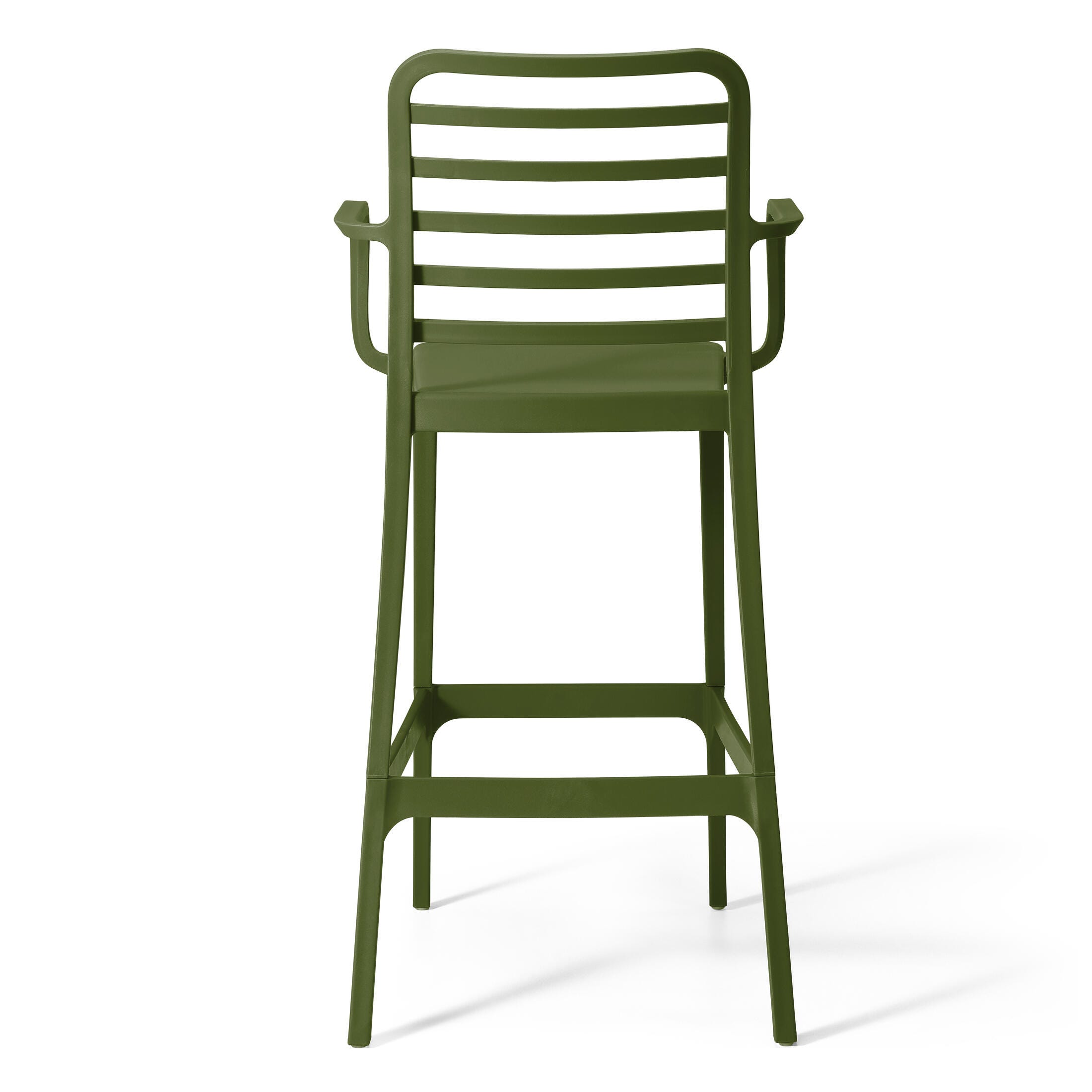 Westin Furniture Solene Outdoor Bar Stool (Set of 2), Olive Green, large