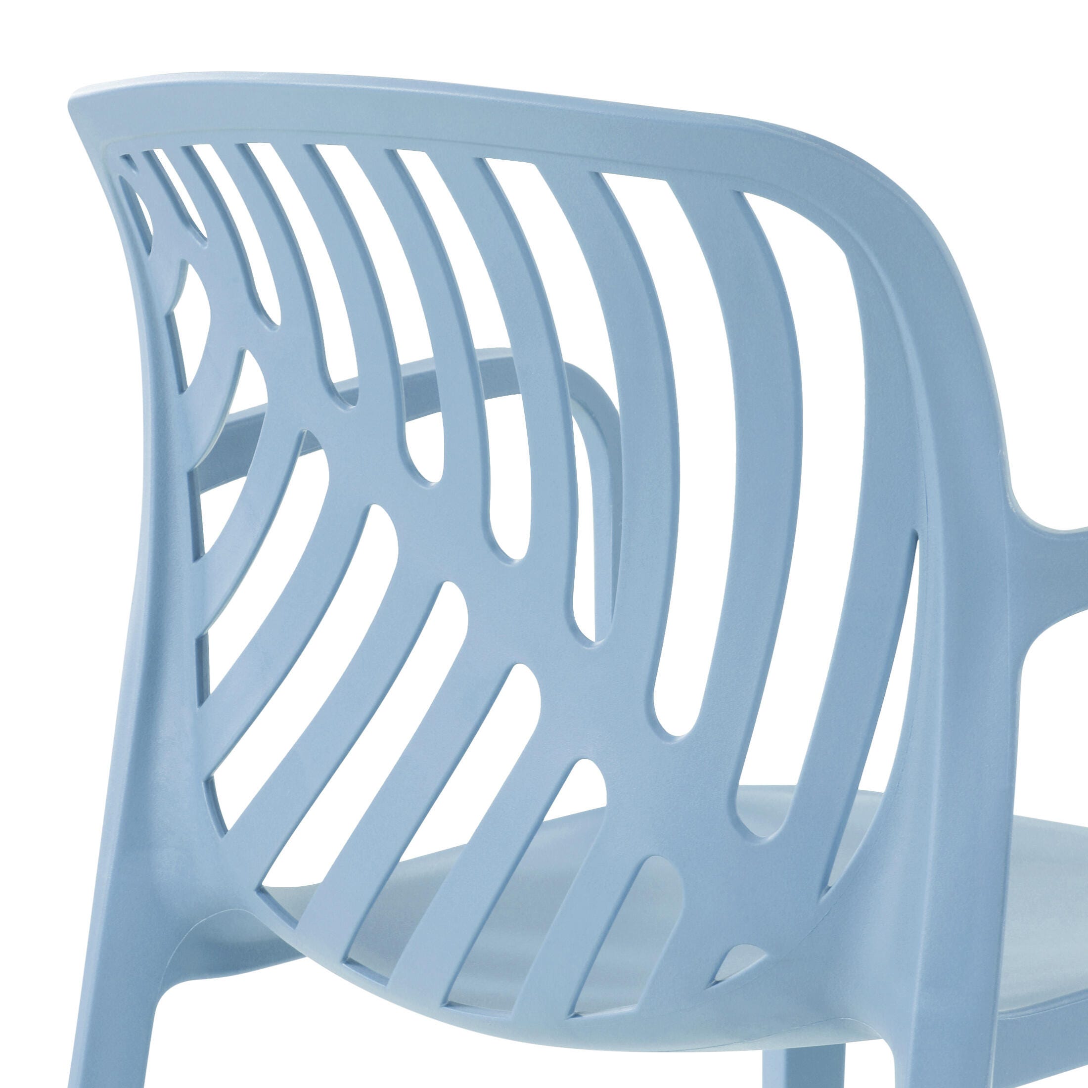 Westin Furniture Haven Outdoor Dining Armchair (Set of 2), French Blue, large