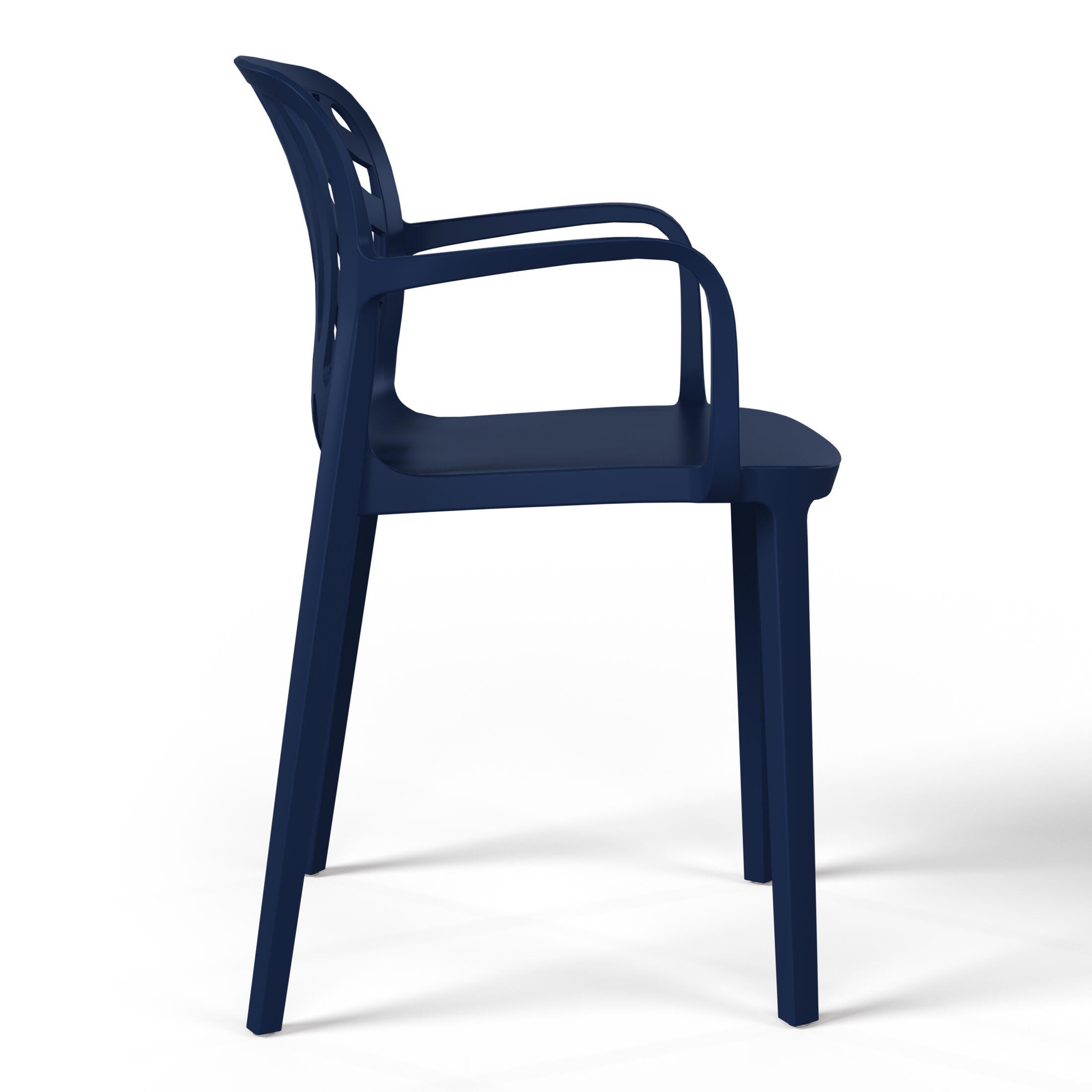 Westin Furniture Haven Outdoor Dining Armchair (Set of 2), Navy Blue, large
