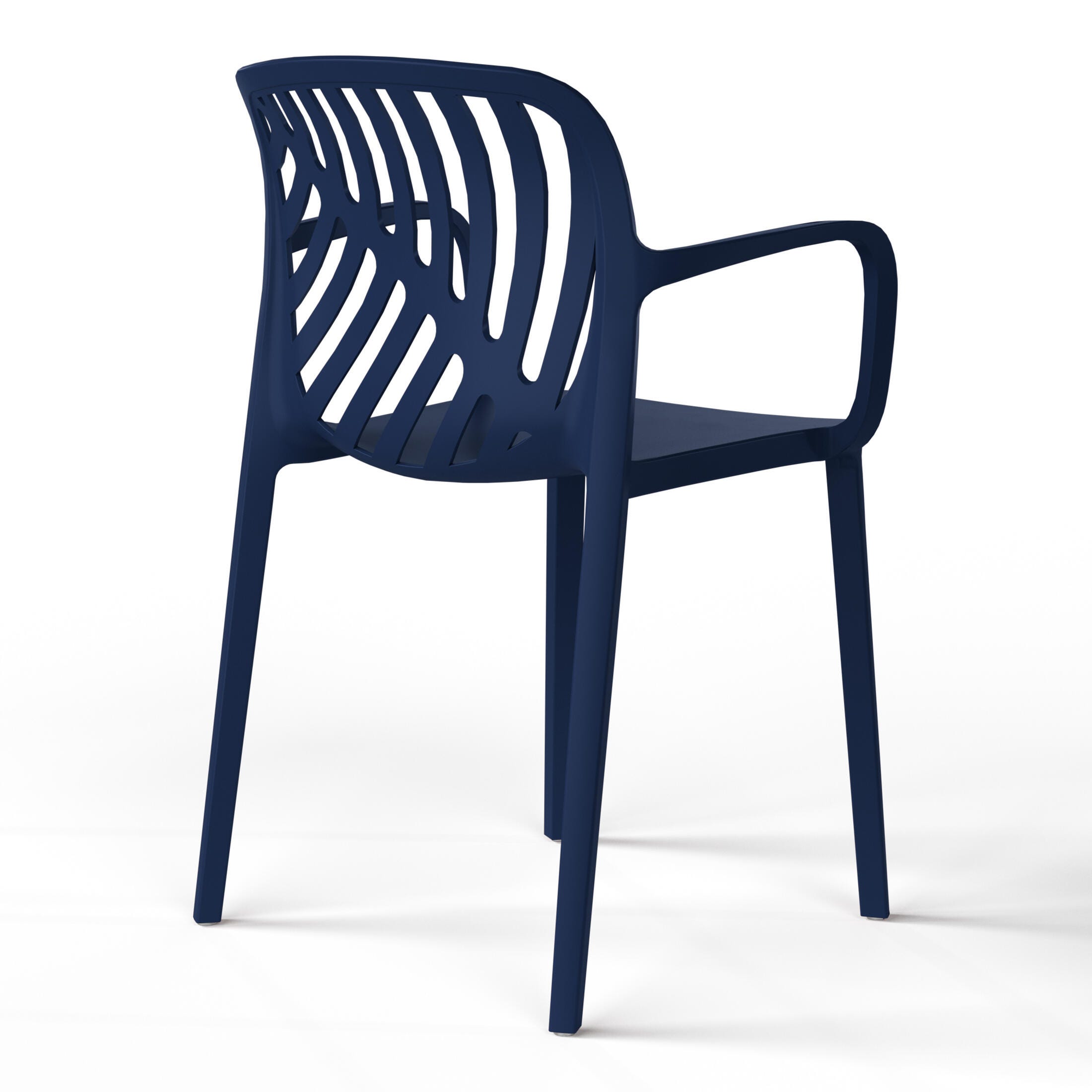 Westin Furniture Haven Outdoor Dining Armchair (Set of 2), Navy Blue, large