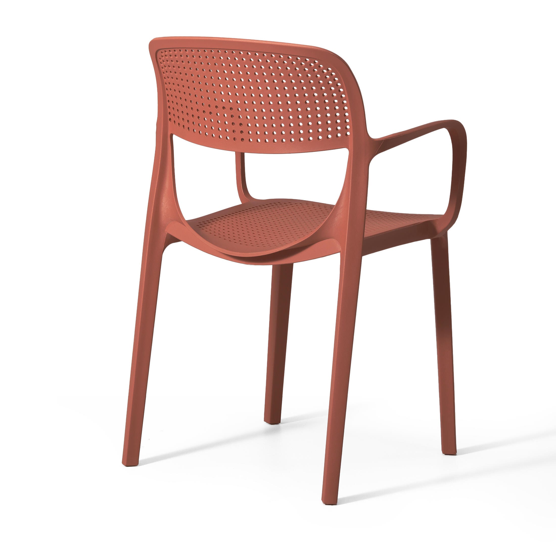 Westin Furniture Azure Outdoor Dining Armchair (Set of 2), Red, large