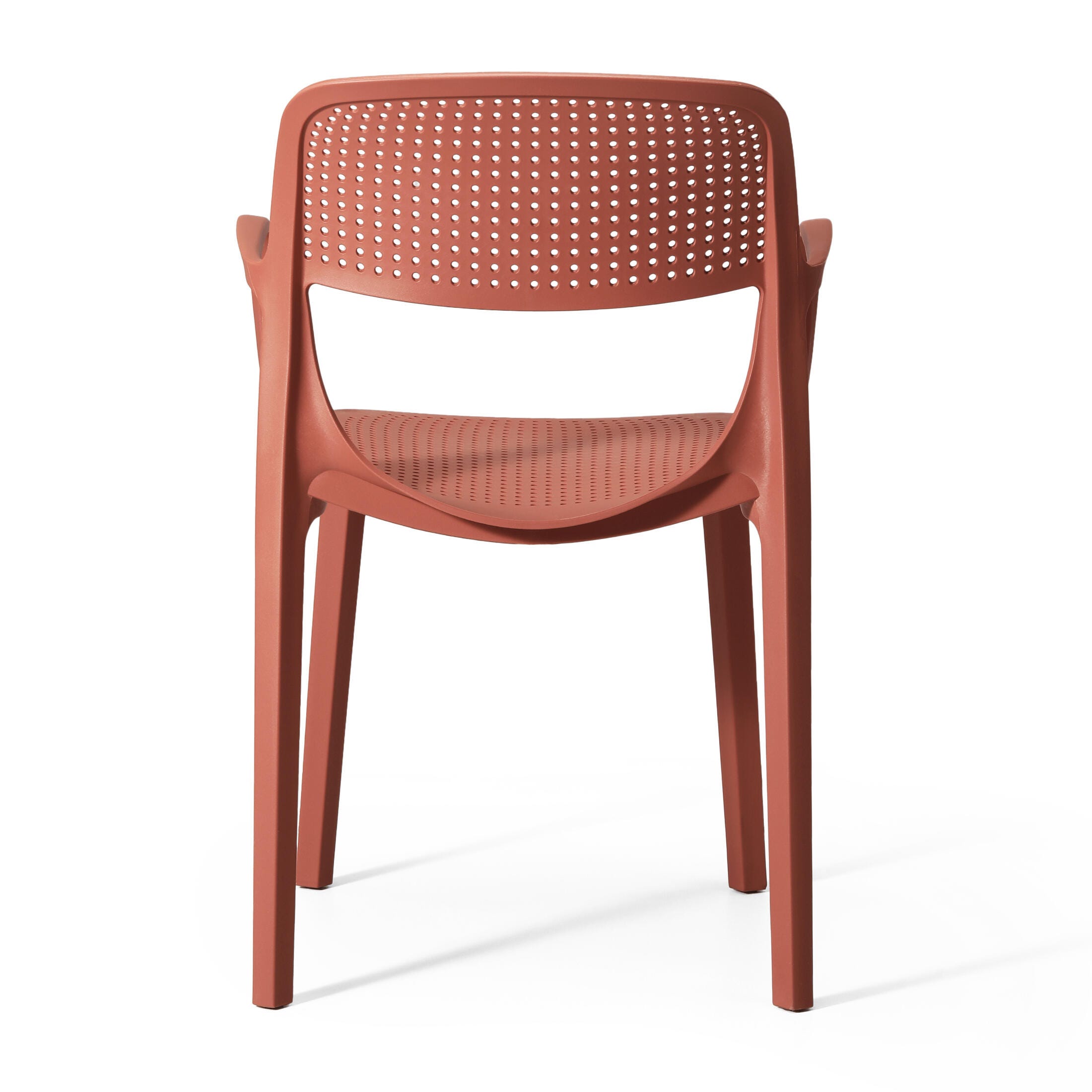 Westin Furniture Azure Outdoor Dining Armchair (Set of 2), Red, large