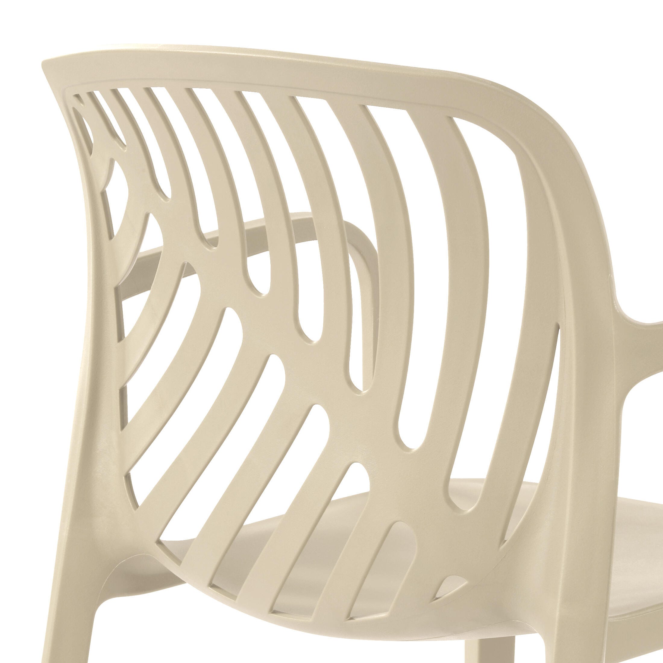 Westin Furniture Haven Outdoor Dining Armchair (Set of 2), Sand, large