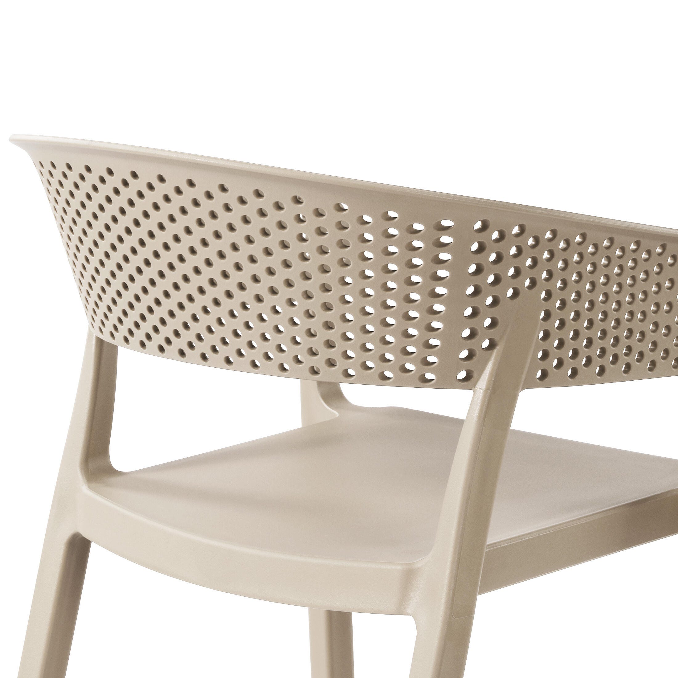Westin Furniture Cove Outdoor Dining Armchair (Set of 2), Sand, large