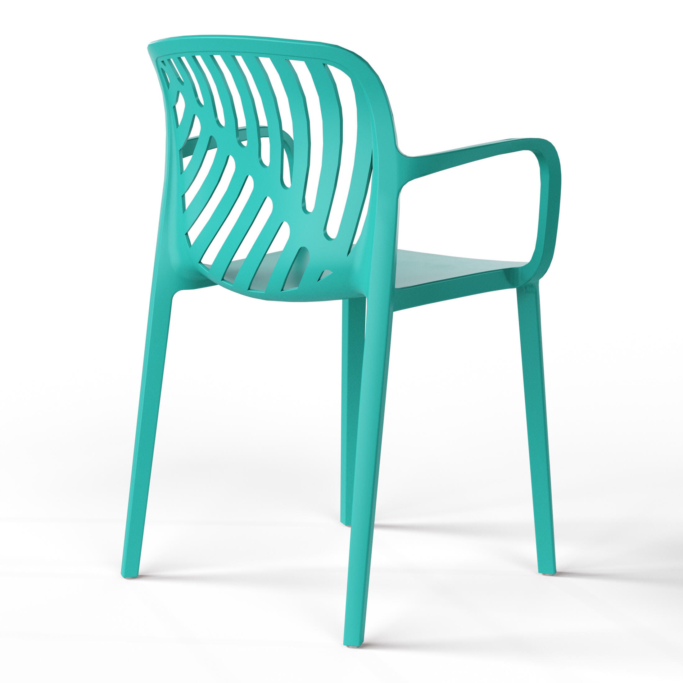 Westin Furniture Haven Outdoor Dining Armchair (Set of 2), Turquoise, large