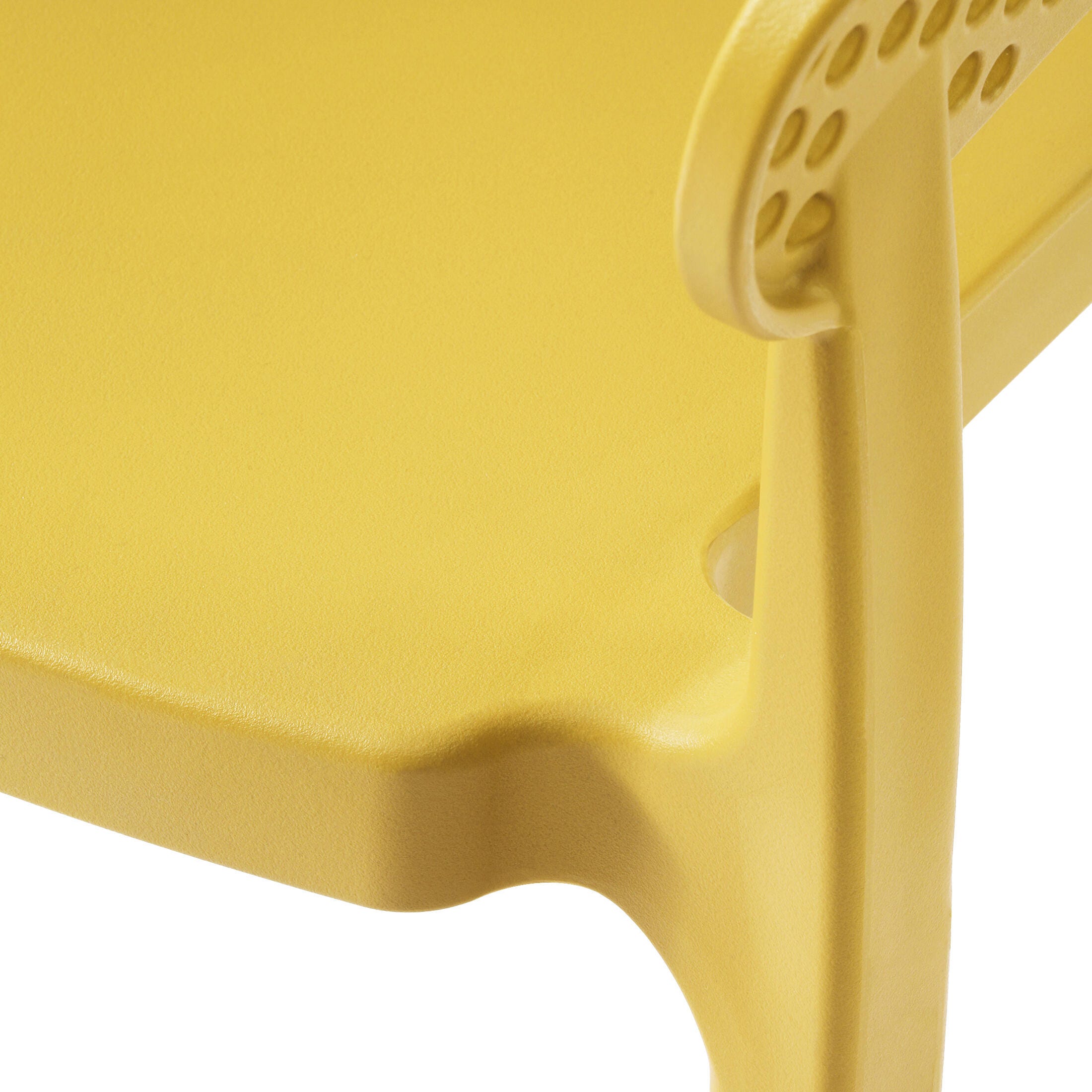Westin Furniture Cove Outdoor Dining Armchair (Set of 2), Yellow, large