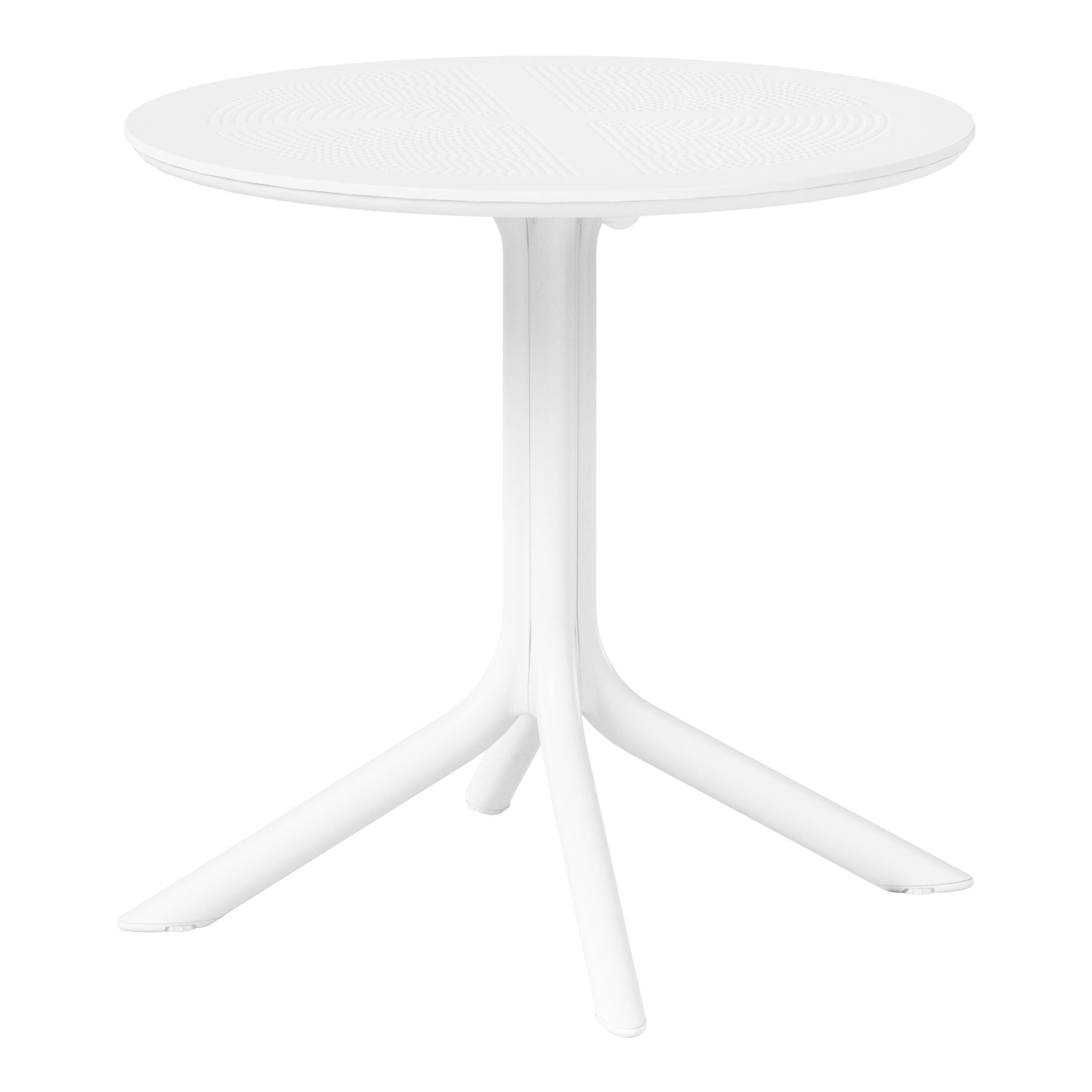 Westin Furniture Pearlina Outdoor Dining Table, White, large