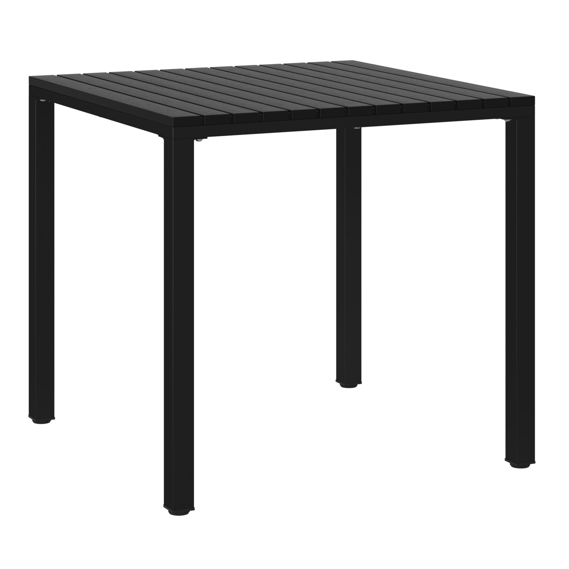 Westin Furniture Lucienne Outdoor Dining Table, Black, large