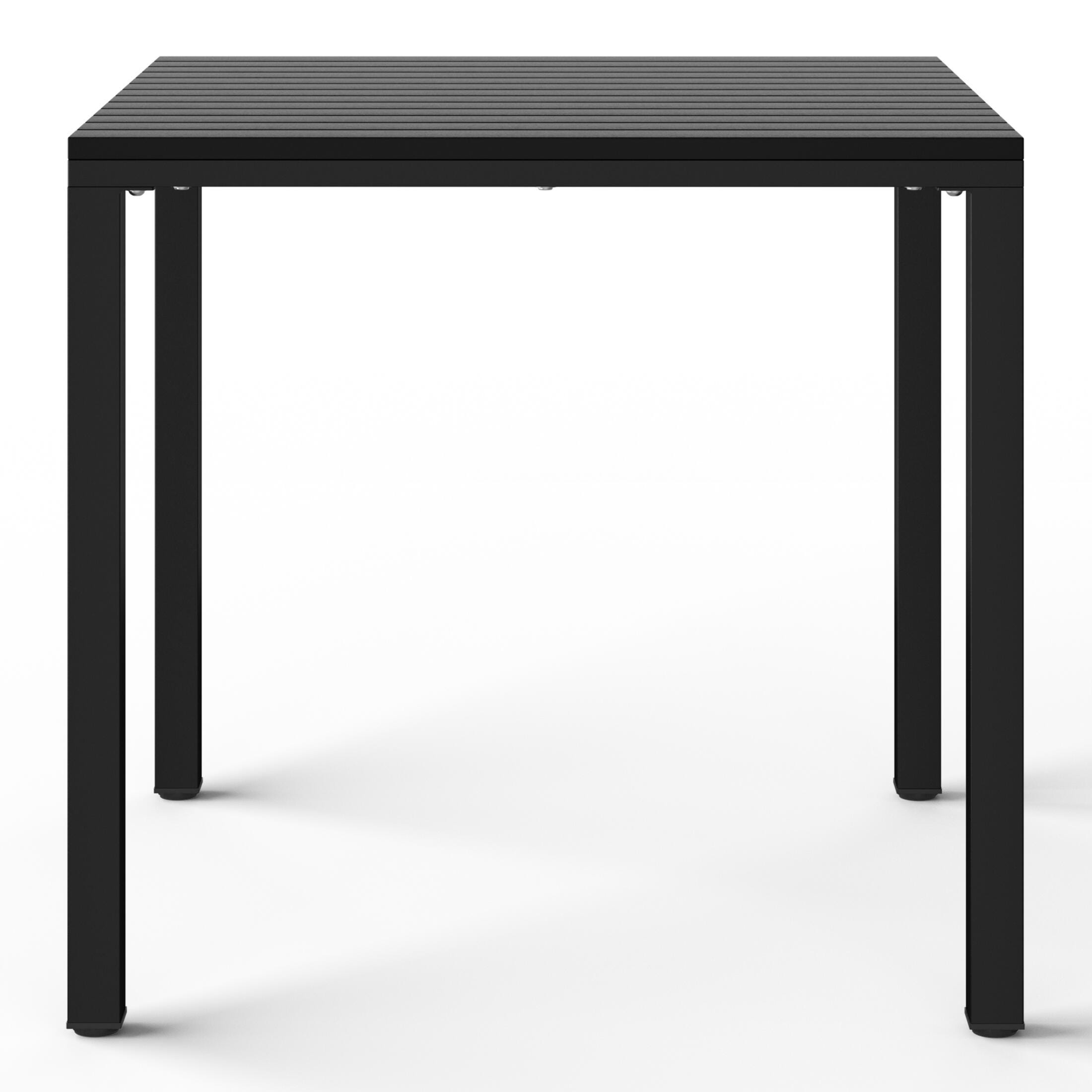 Westin Furniture Lucienne Outdoor Dining Table, Black, large