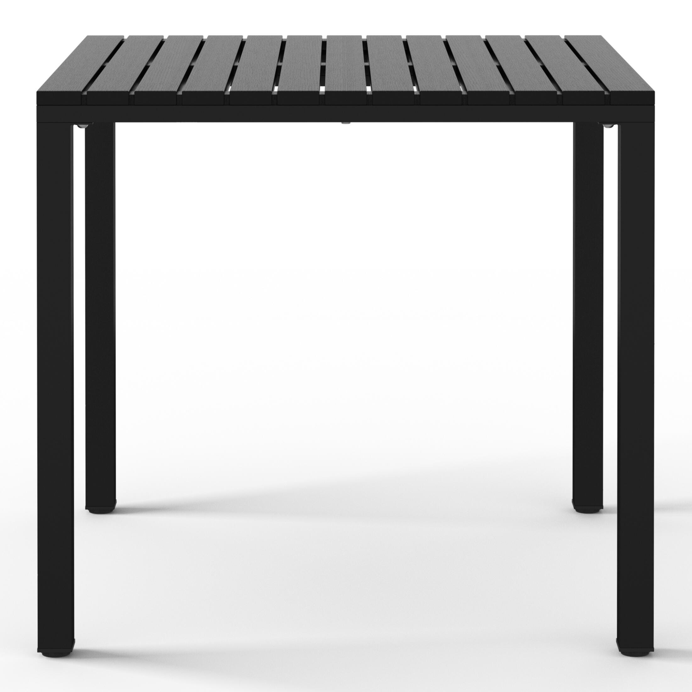Westin Furniture Lucienne Outdoor Dining Table, Black, large