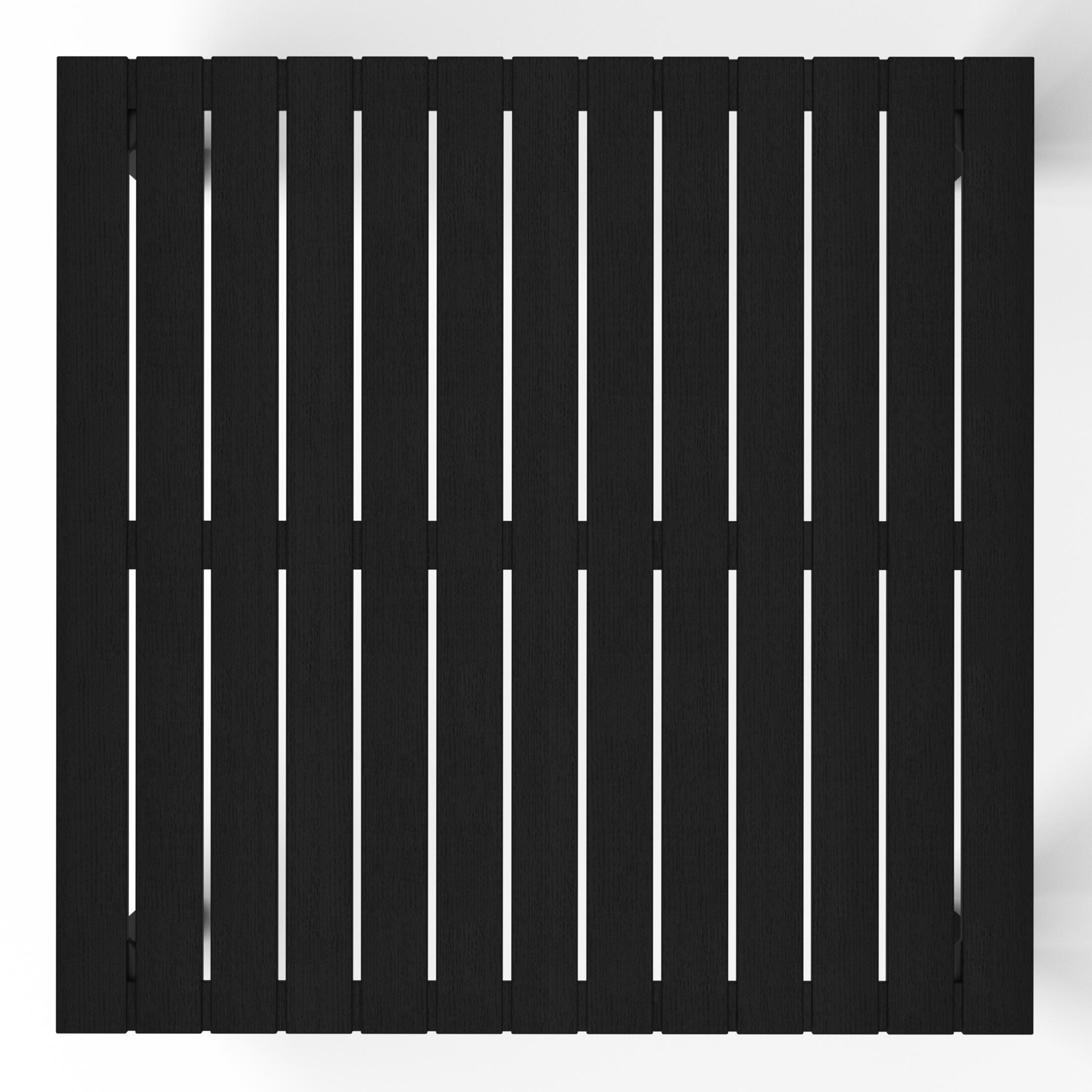 Westin Furniture Lucienne Outdoor Dining Table, Black, large