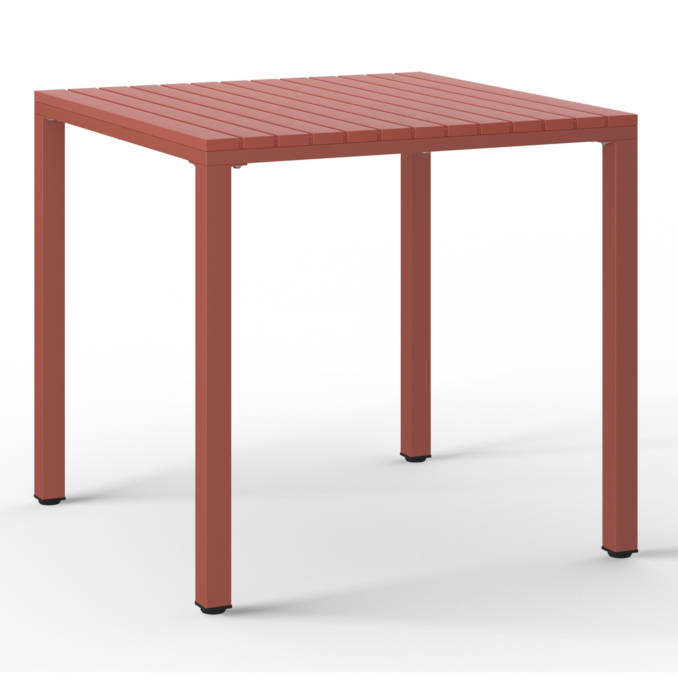 Westin Furniture Lucienne Outdoor Dining Table, Red, large