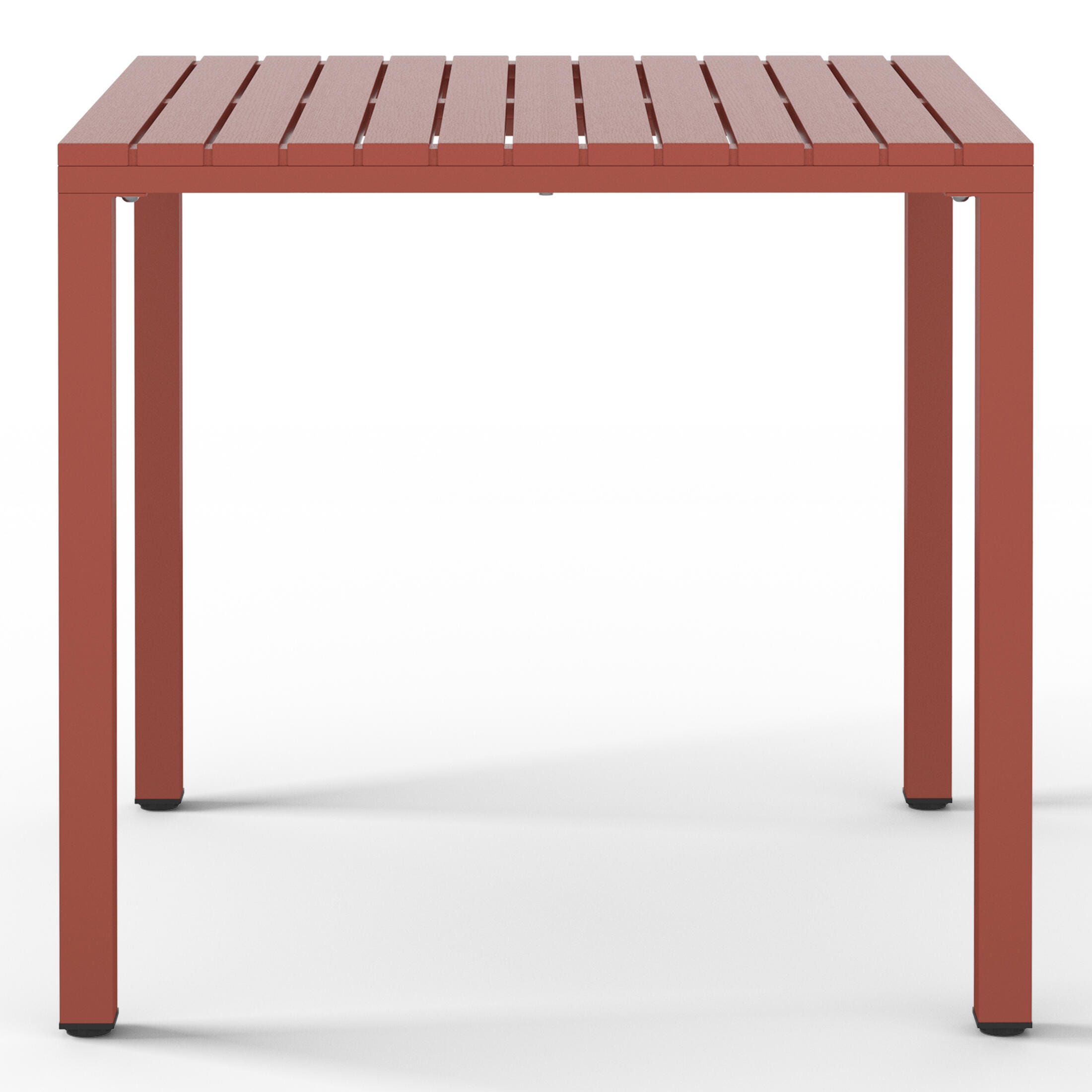 Westin Furniture Lucienne Outdoor Dining Table, Red, large